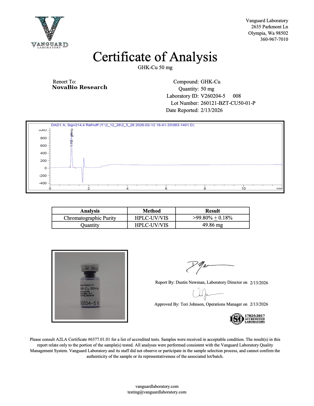 CU100 | GHK-Cu Copper Peptide 100mg × 10 Vials