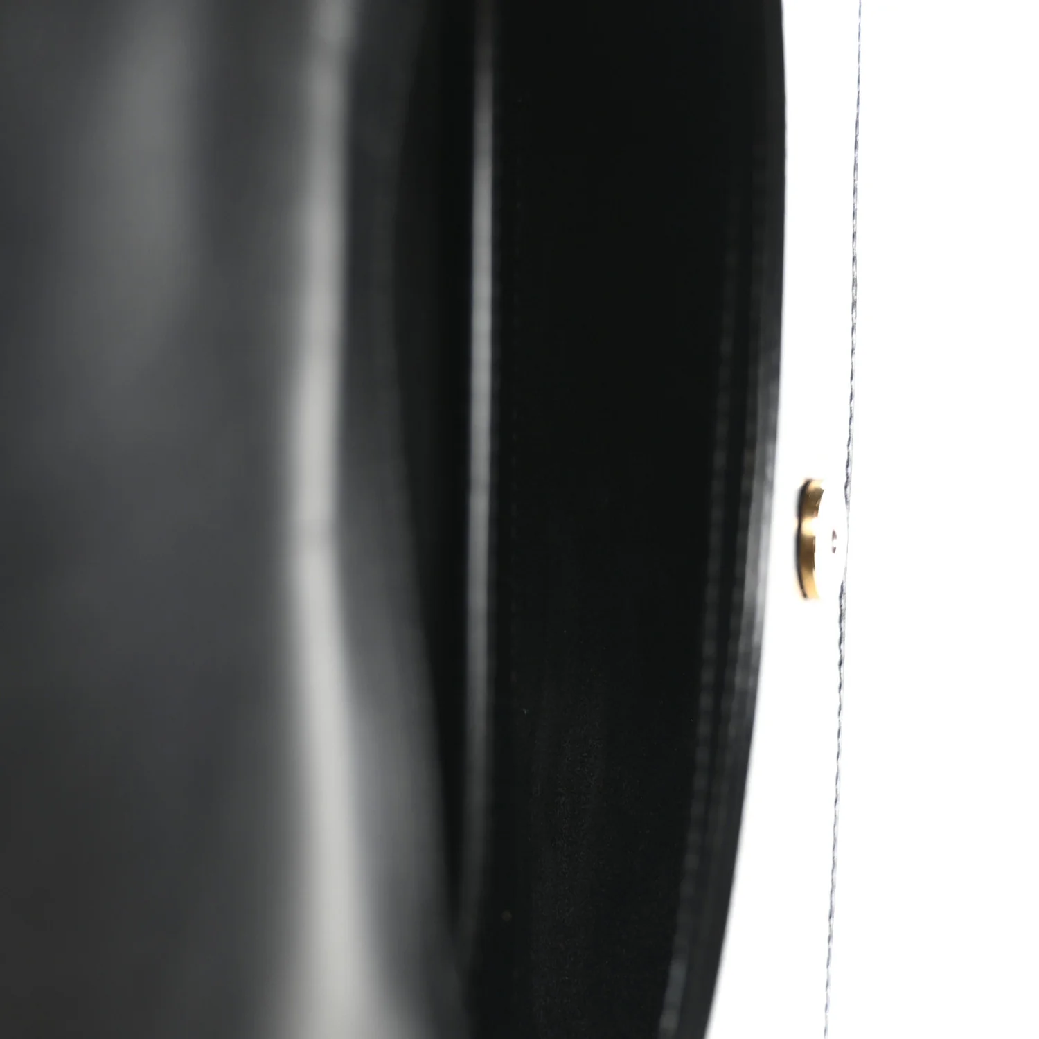 Box Calfskin Mini Voltaire Top Handle Bag Black - Top Club
