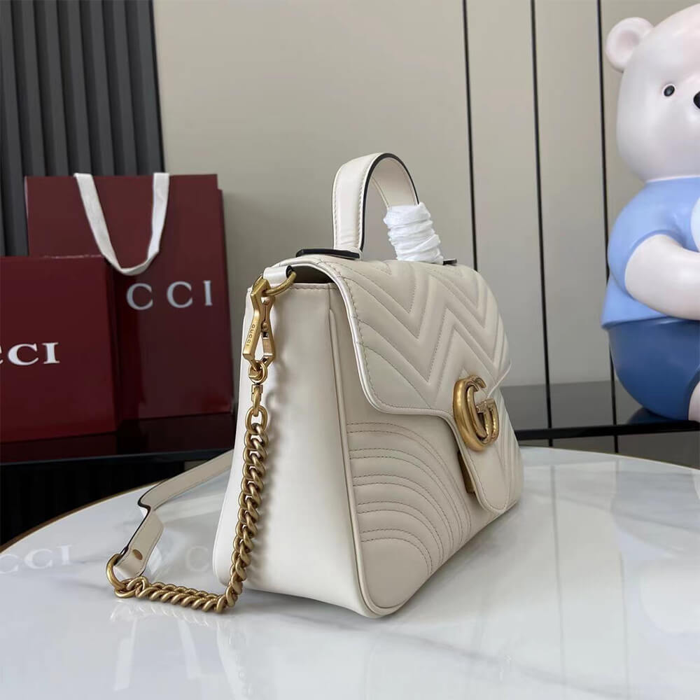 Gucci GG Marmont Small Top Handle Bag - Top Club