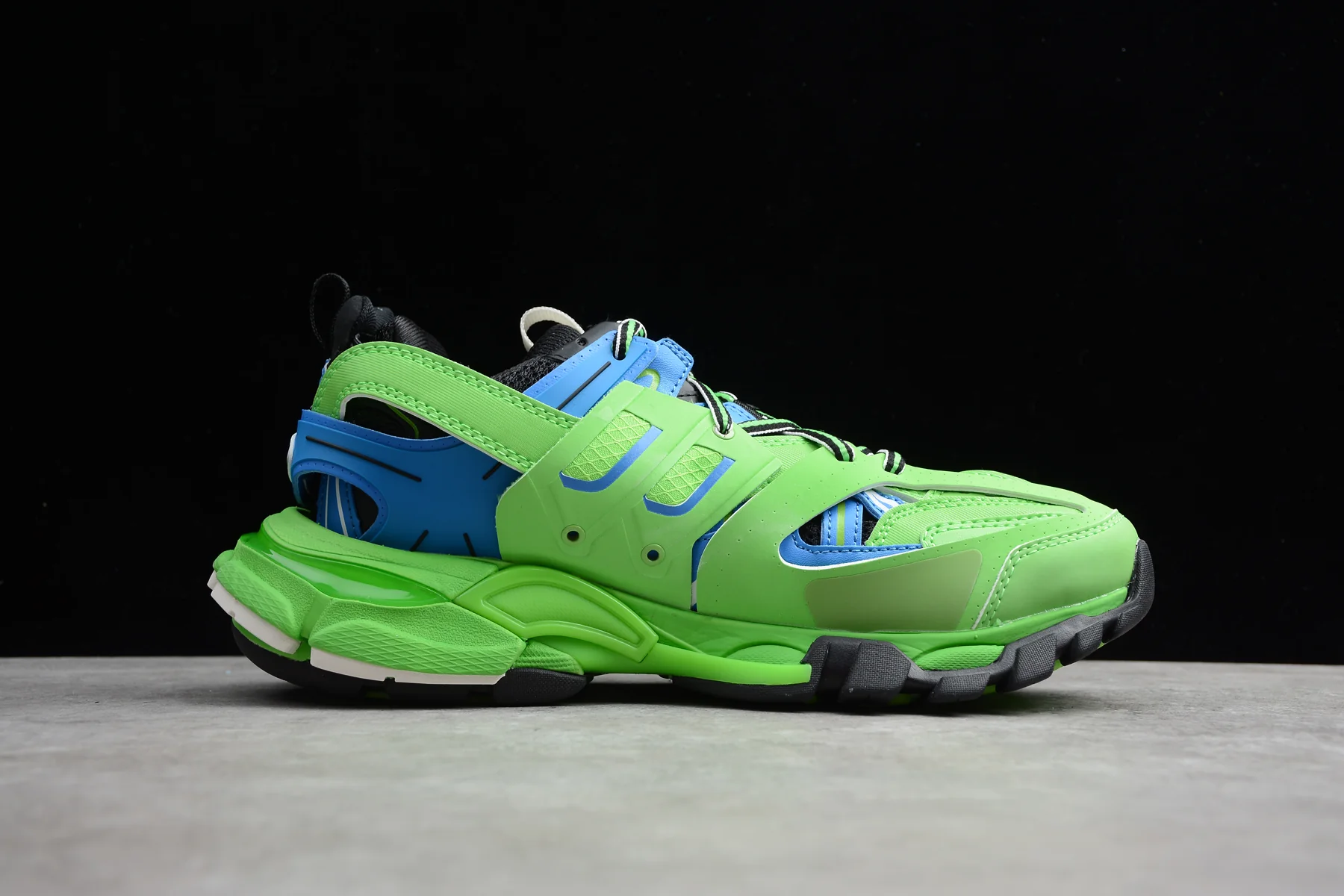 Balenciaga Track Low Sneakers in Blue/Green - Sneaker Replica Workshop