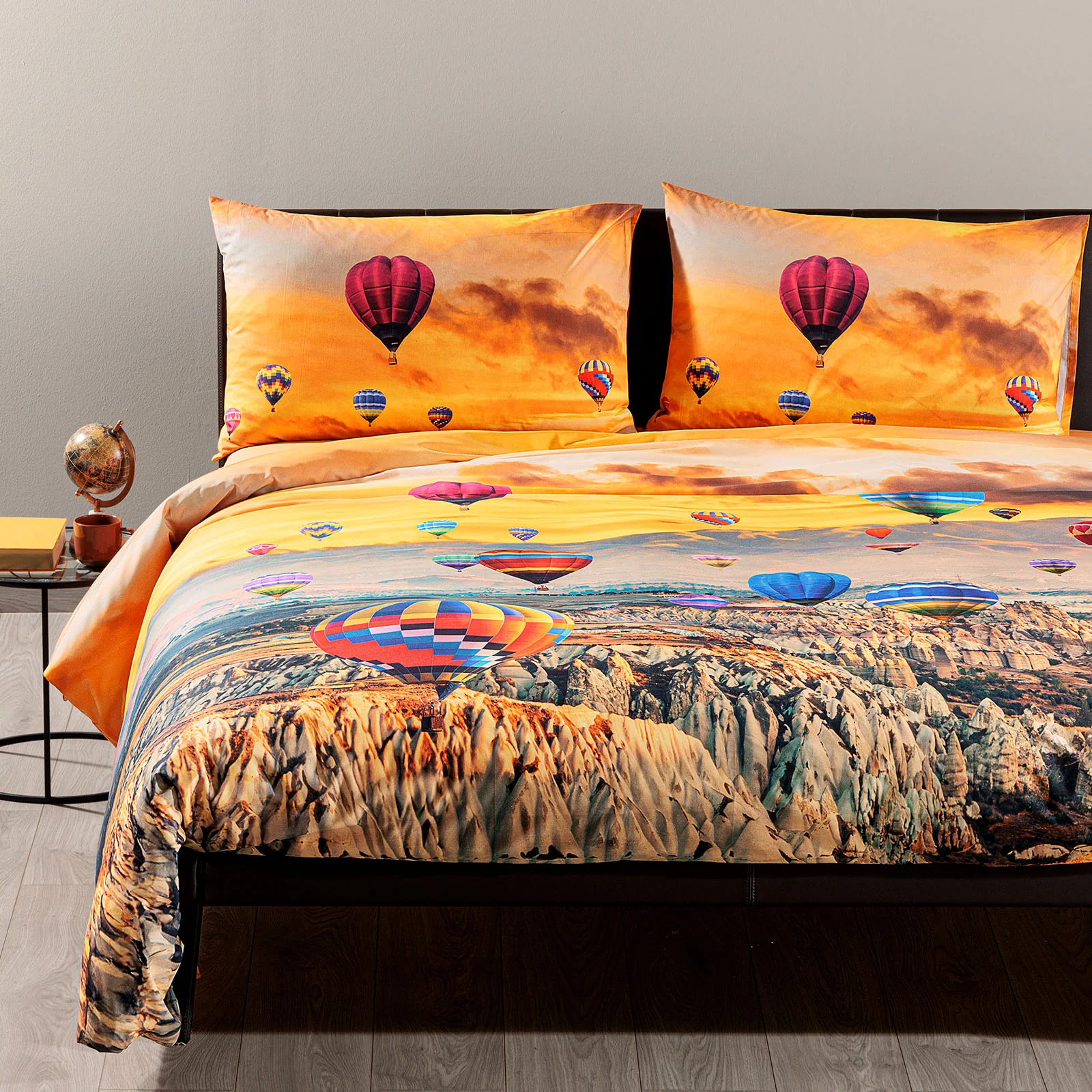 COMPLETE COPRIPIUMINO IN COTTONO CAPPADOCIA SINGLE Dreams of travel