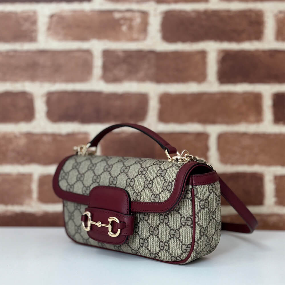 Gucci Horsebit 1955 Soft small top handle bag(HIGH-END GRADE) - Top Club