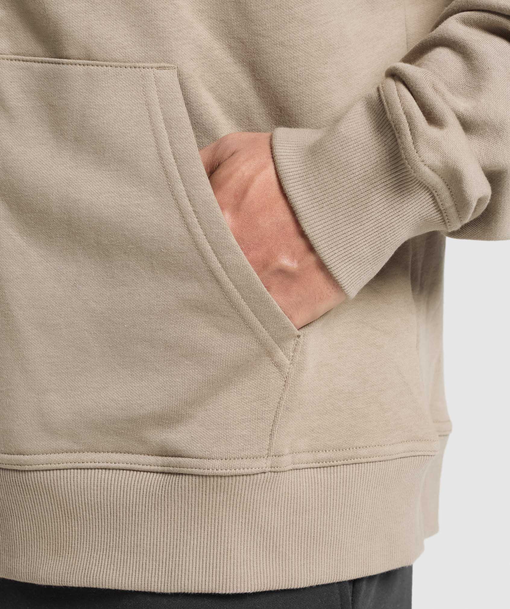COACH Crest Oversized Zip Up Hoodie