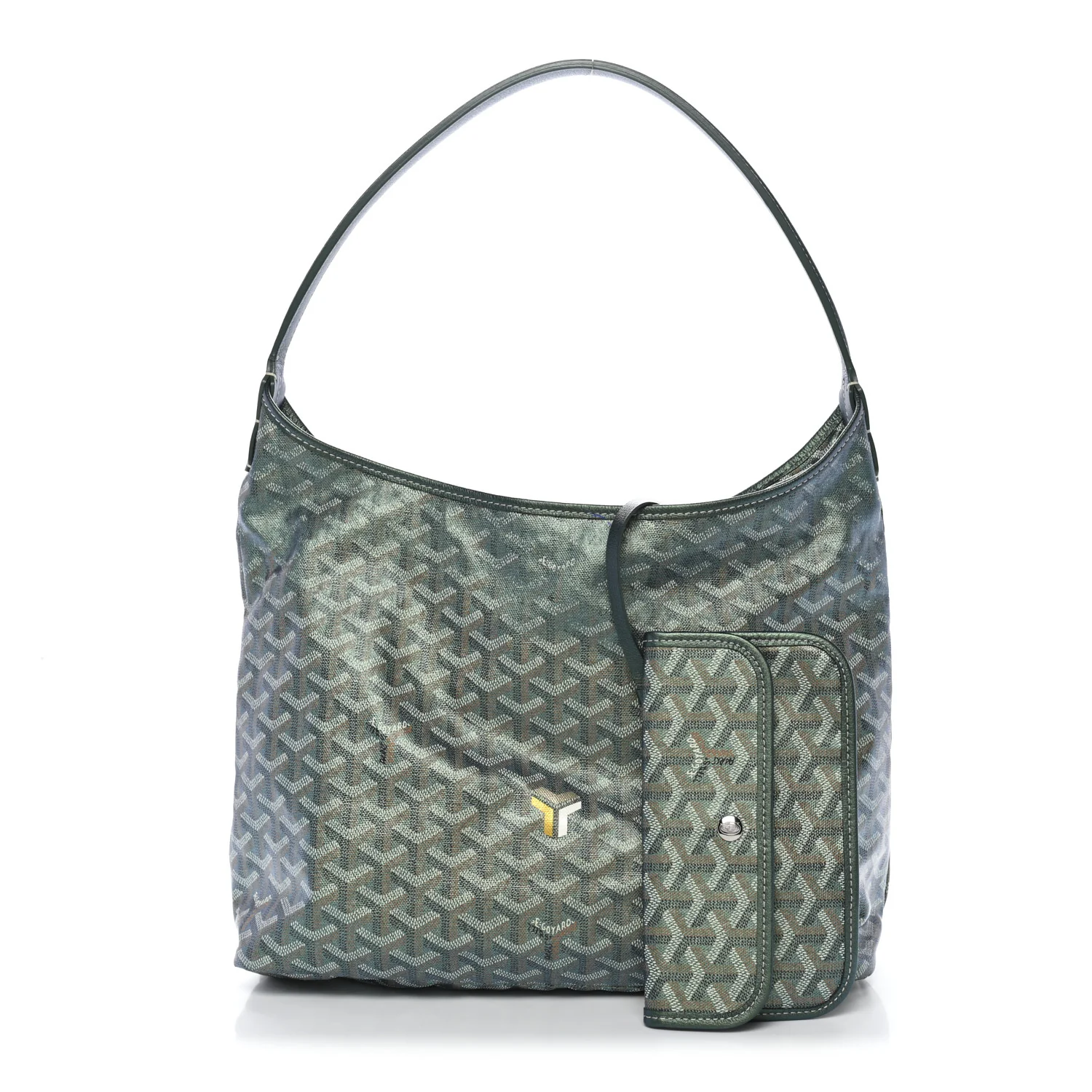 Iridescent Goyardine Boheme Hobo Pearly Green - Top Club