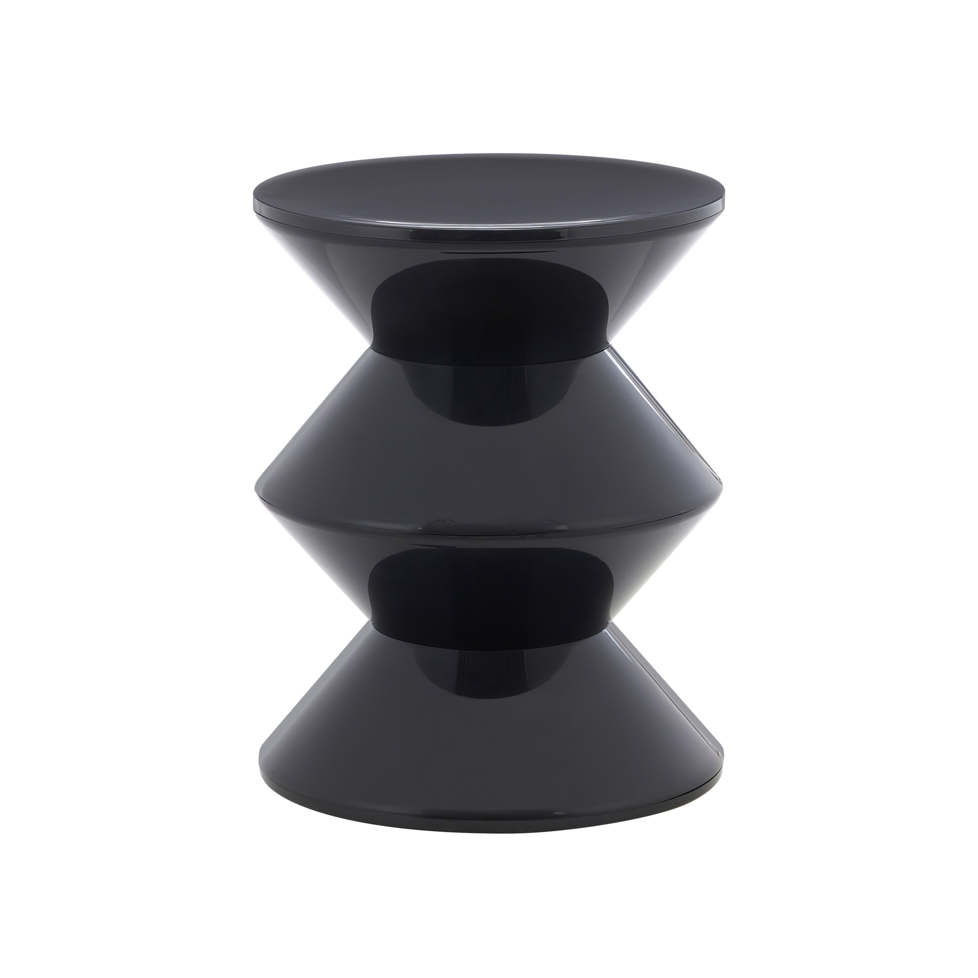 Kick bijzettafel Lotus - Zwart
