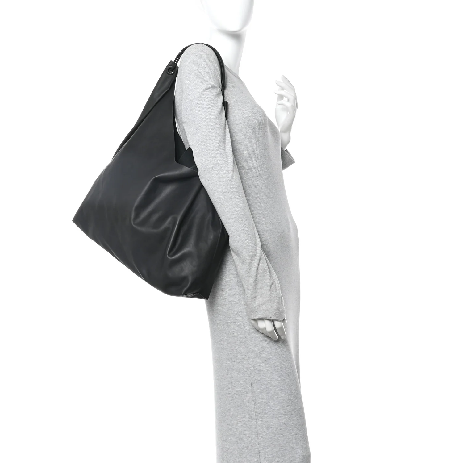 Lambskin Bindle Three Bag Black