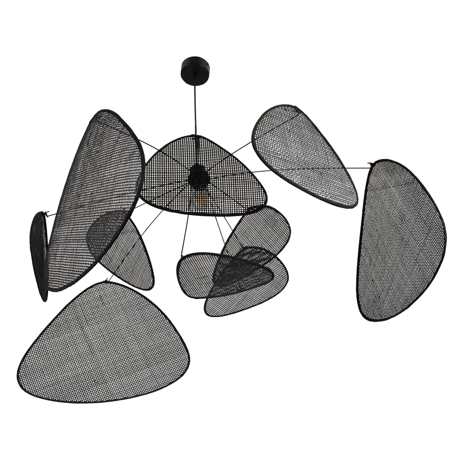 Hanglamp Screen Cannage zwart