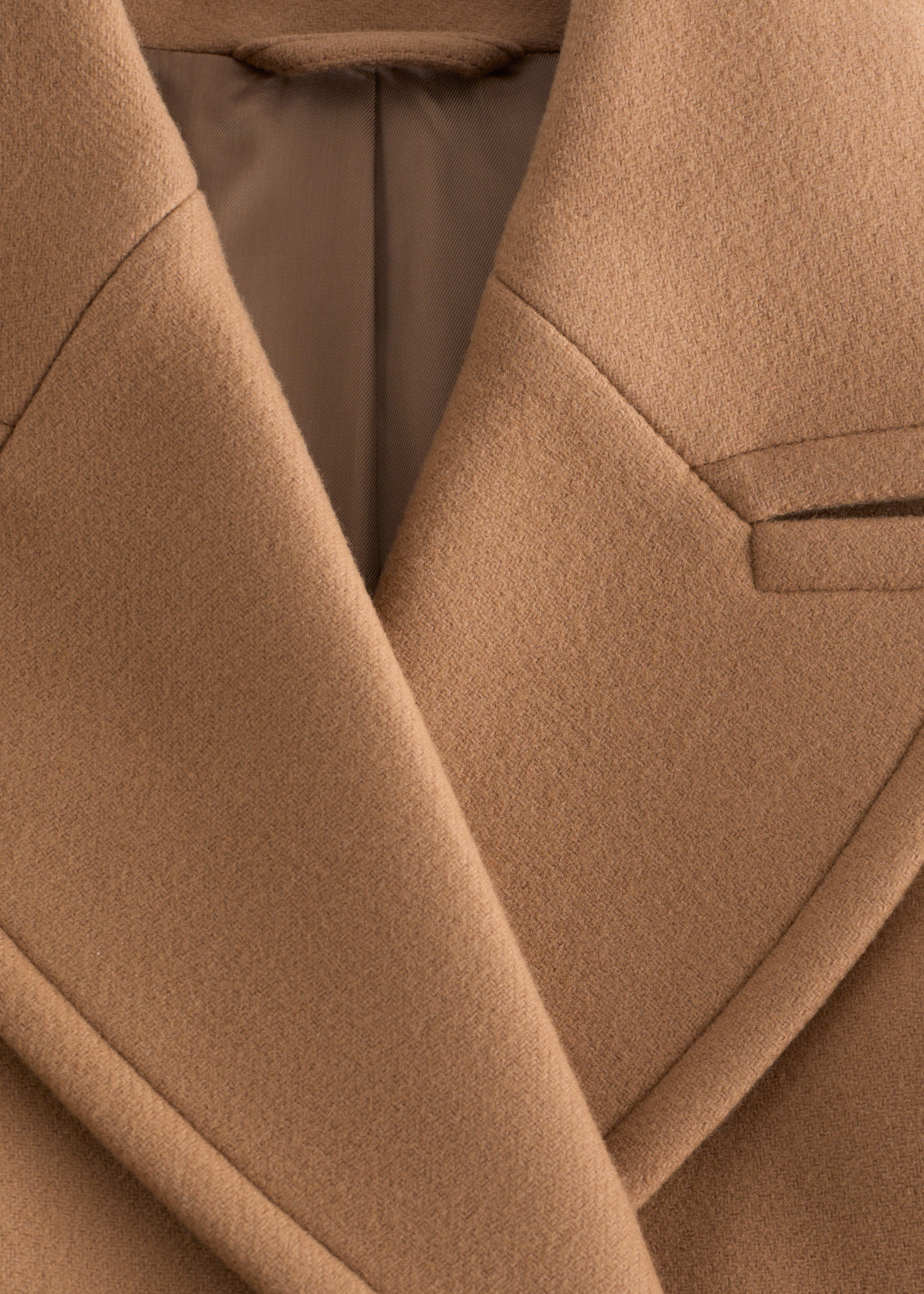 & Other Stories TAILORED WOOL PEA COAT