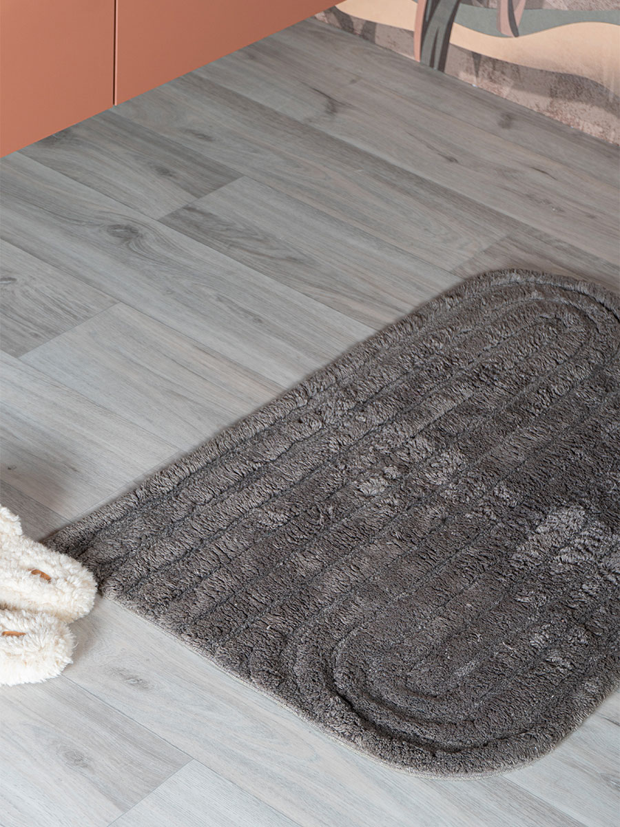 Badmat Benja – Grey 50 x 80 cm