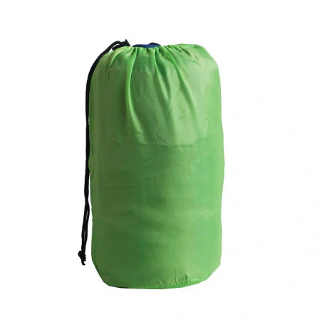 ANETO fabric wallet with velcro closure – green