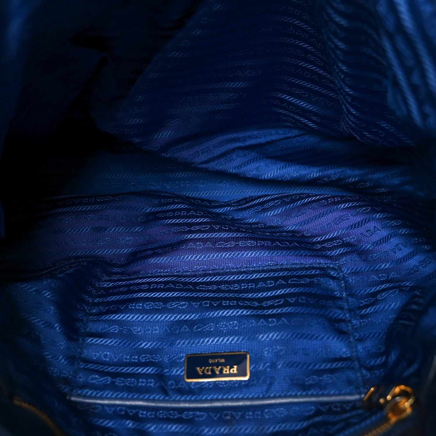 Tessuto Nylon Saffiano Tote Baltico - Top Club