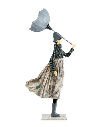 Tafellamp handgemaakt blooming girl ganni 85 cm