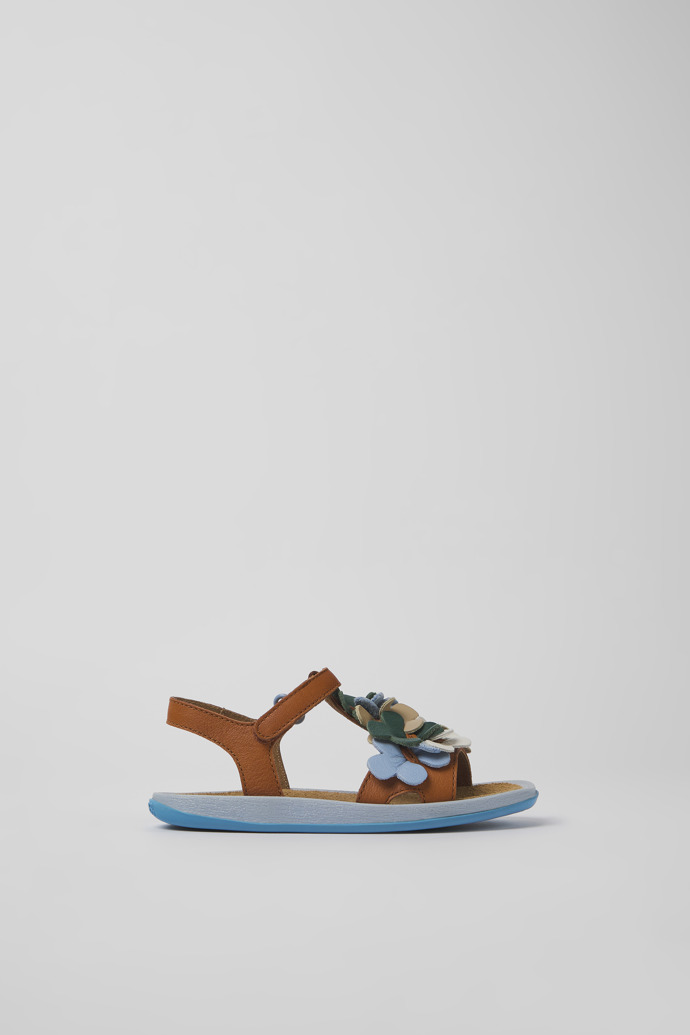 Twins Multicolored Leather Sandals for Boys