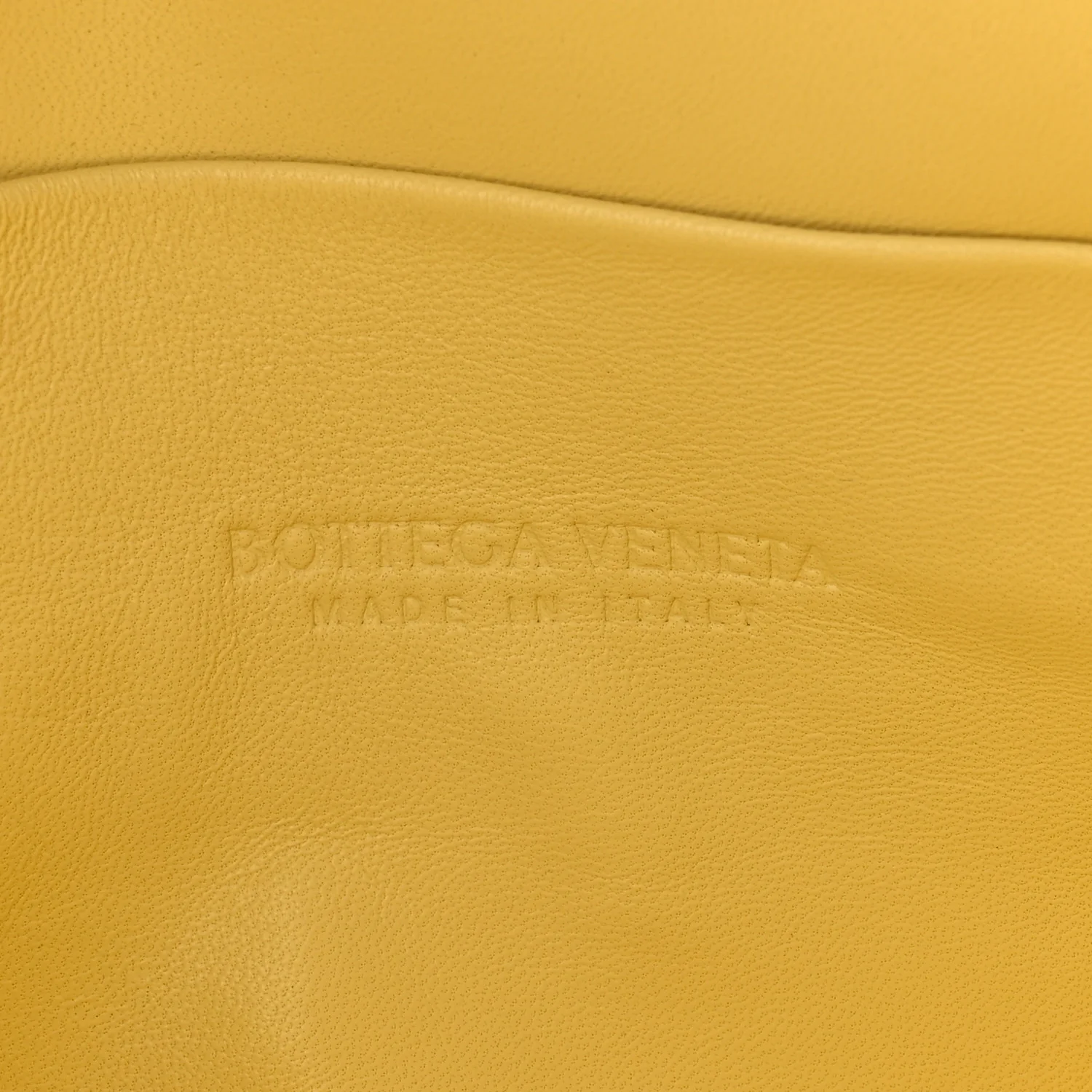 Paper Calfskin Puffy Flap Butter Brass - Top Club