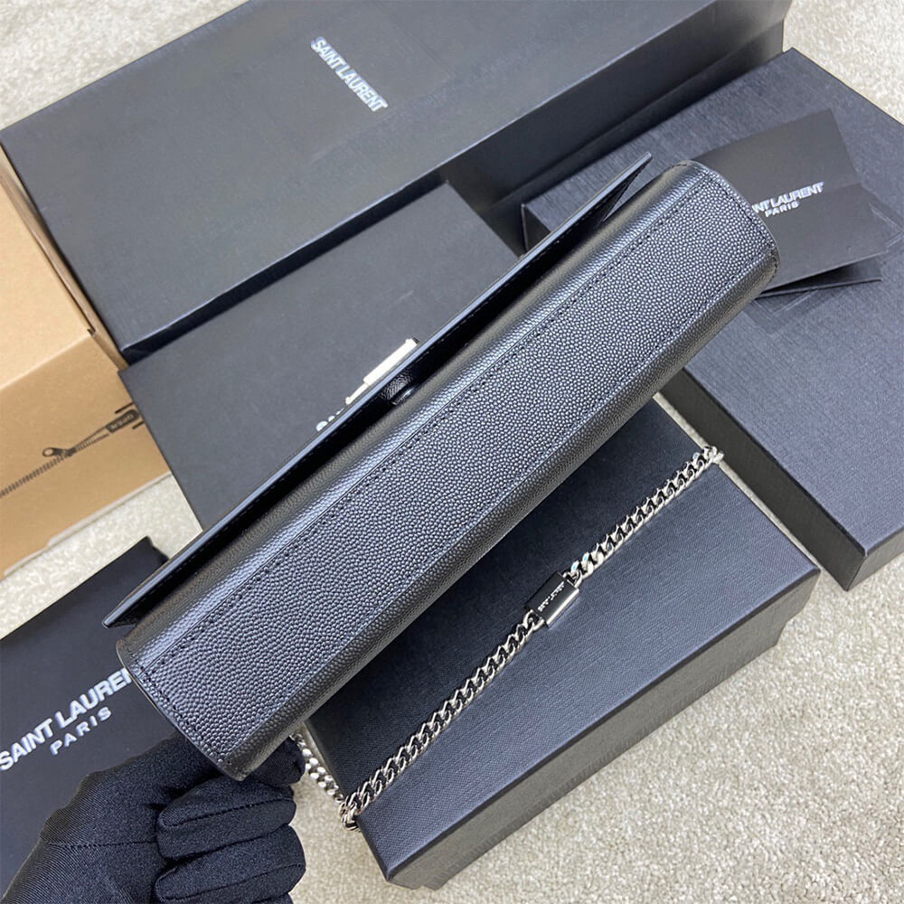 YSL kate medium in grain de poudre embossed leather - Top Club