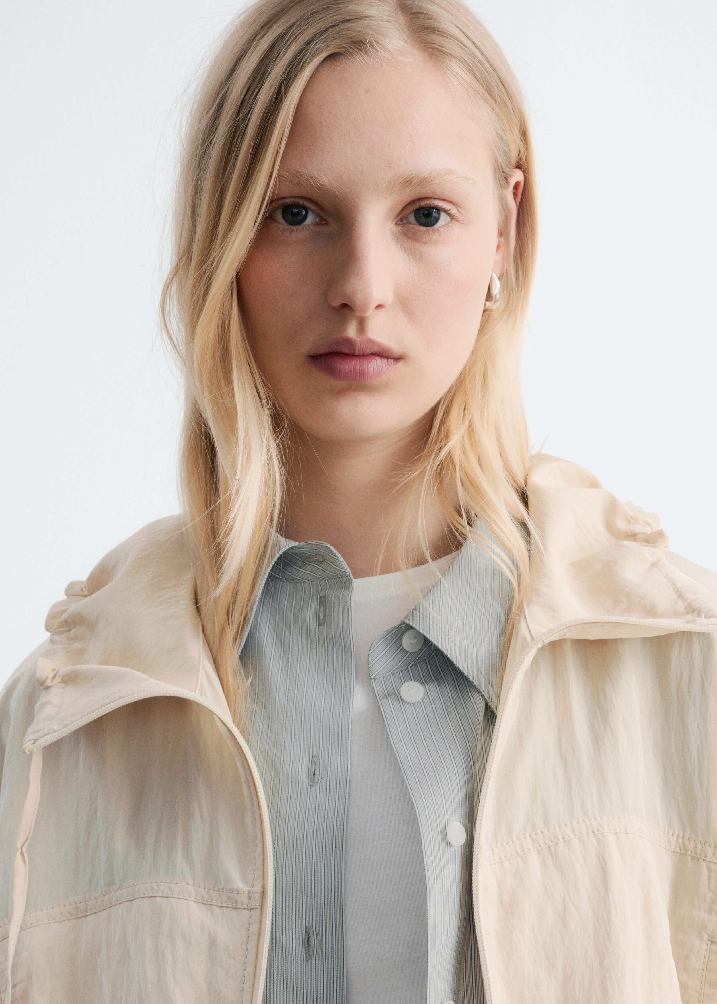 & Other Stories DRAWSTRING PARKA COAT
