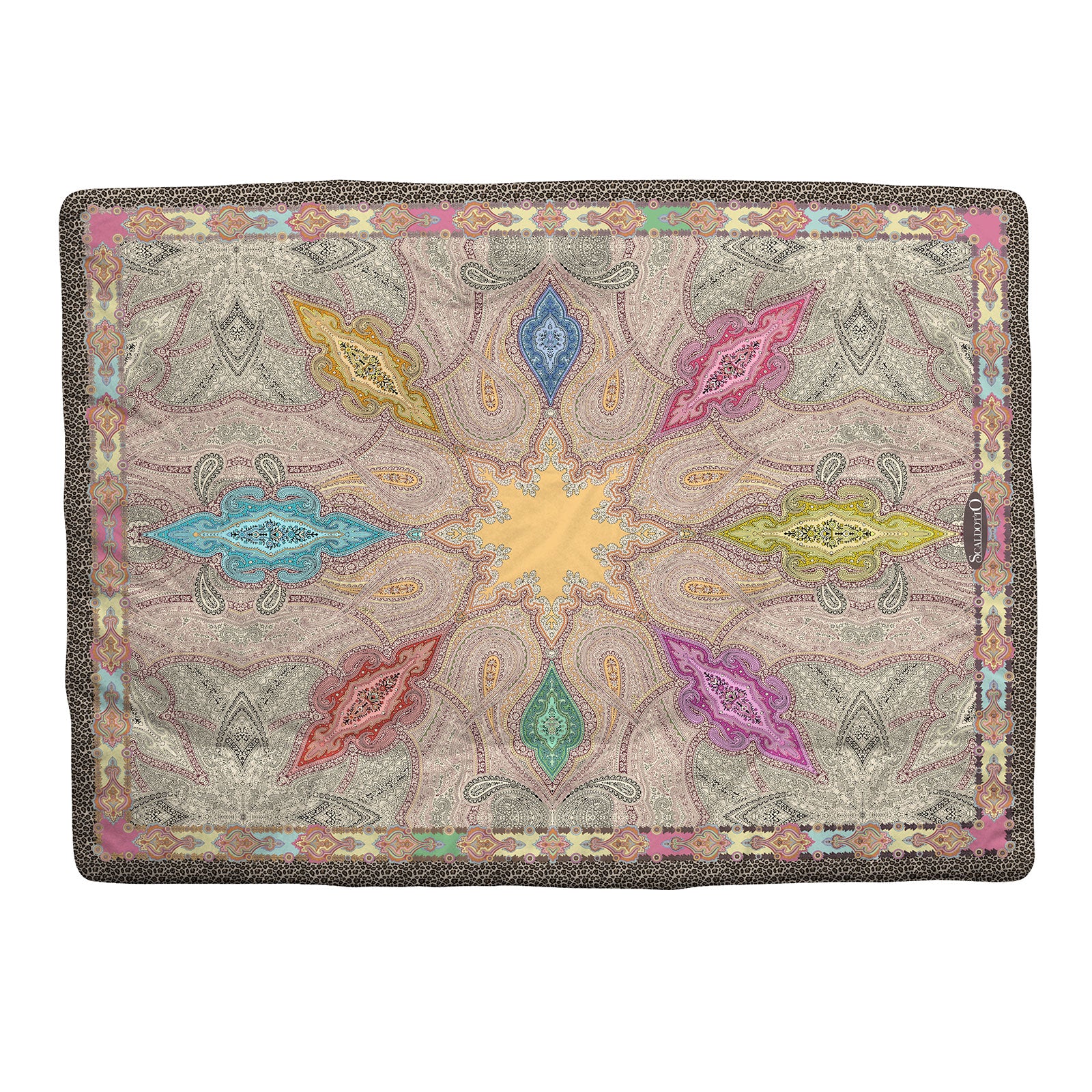 Plaid Scaldotto In Cotone Harris Cm. 130X170 Ambra Caleffi