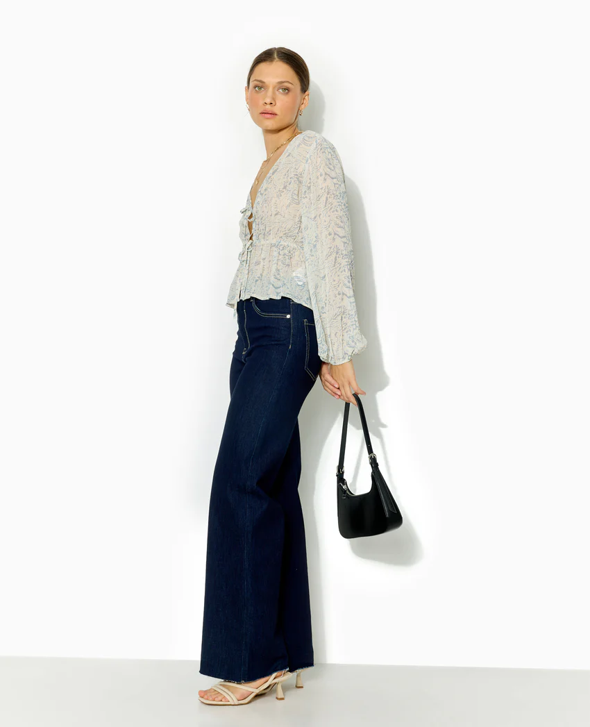Pimkie Blouse manches longues motif cachemire