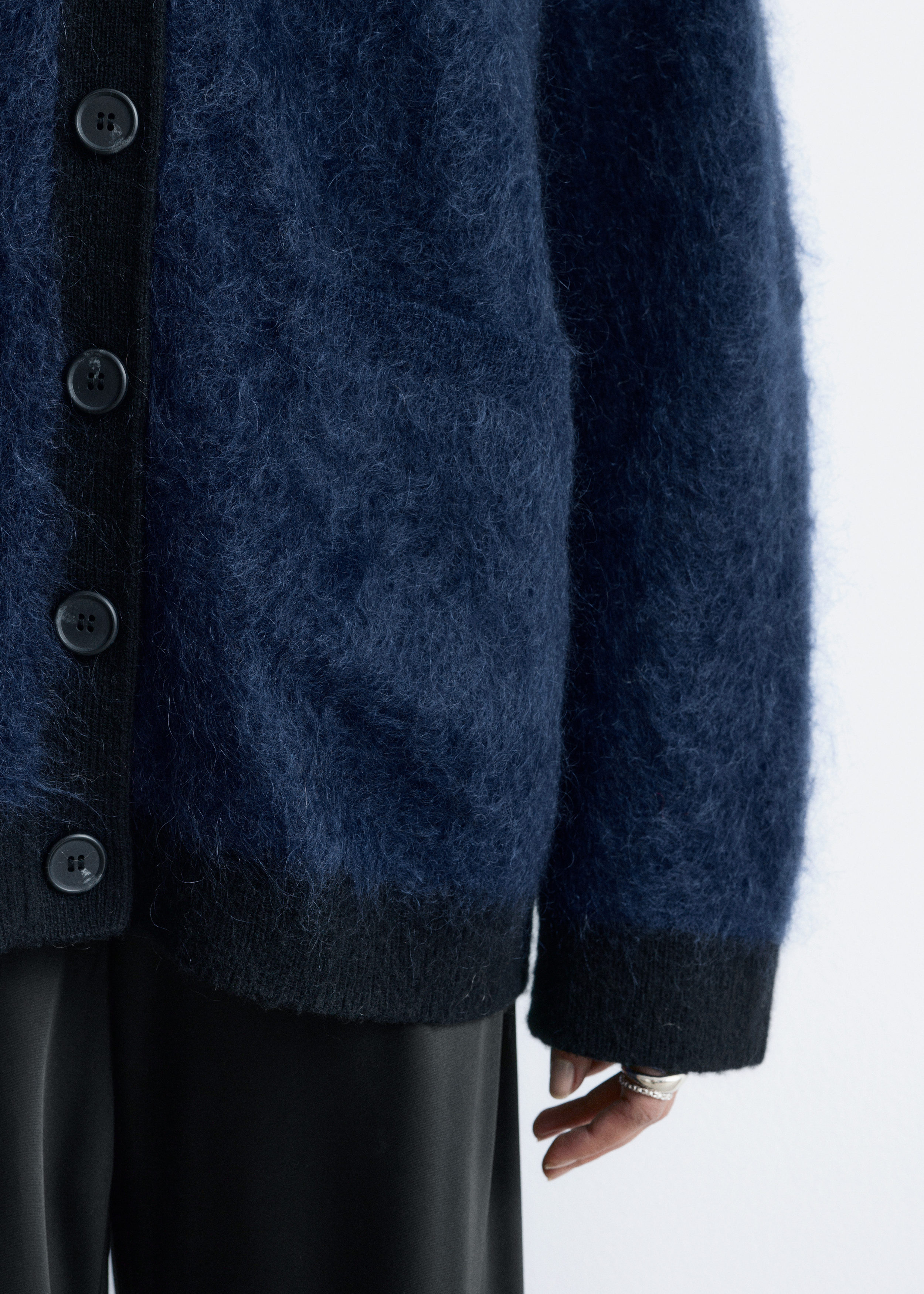 & Other Stories OVERSIZED MOHAIR-BLEND CARDIGAN
