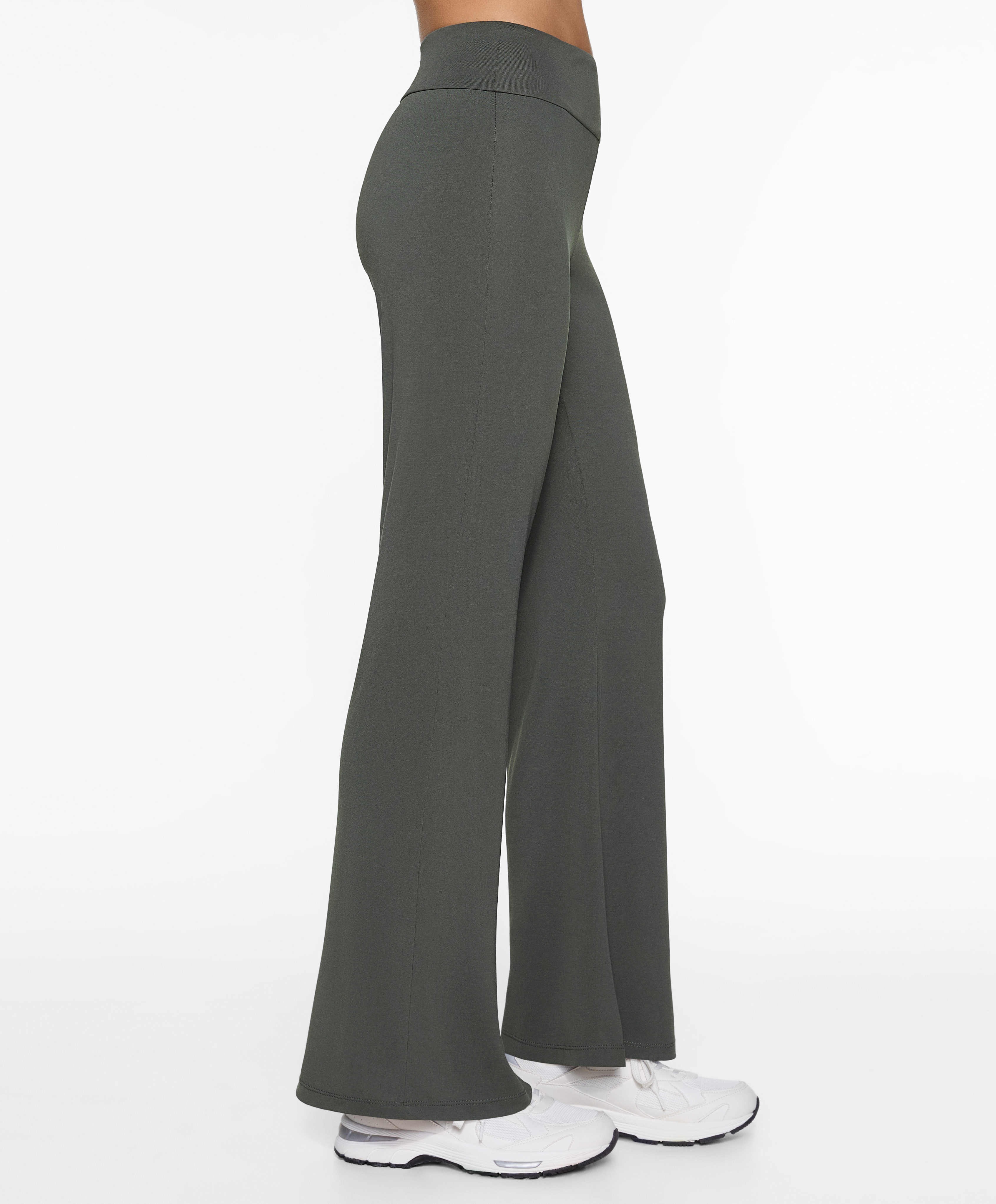 OYSHO Modal blend flare trousers