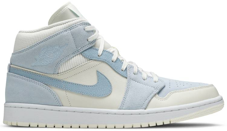 Air Jordan 1 Mid SE  Sail Light Blue  DA4666-100 - Sneaker Replica Workshop