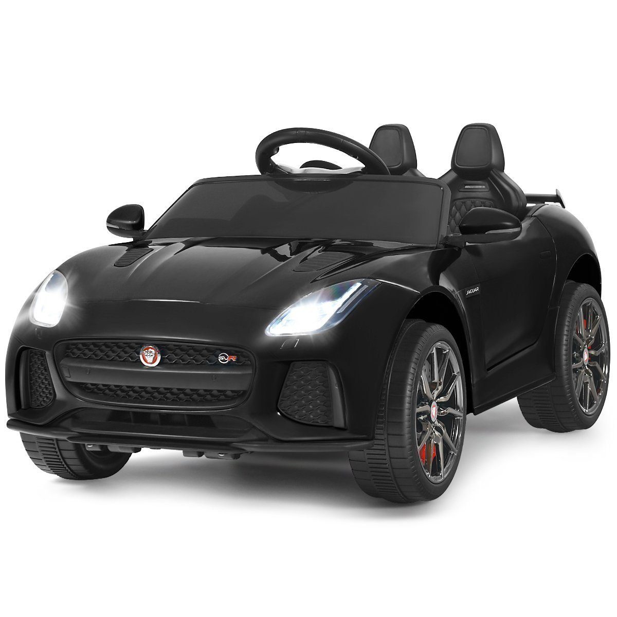 COSTWAY electric children's car Jaguar, with stories and music
