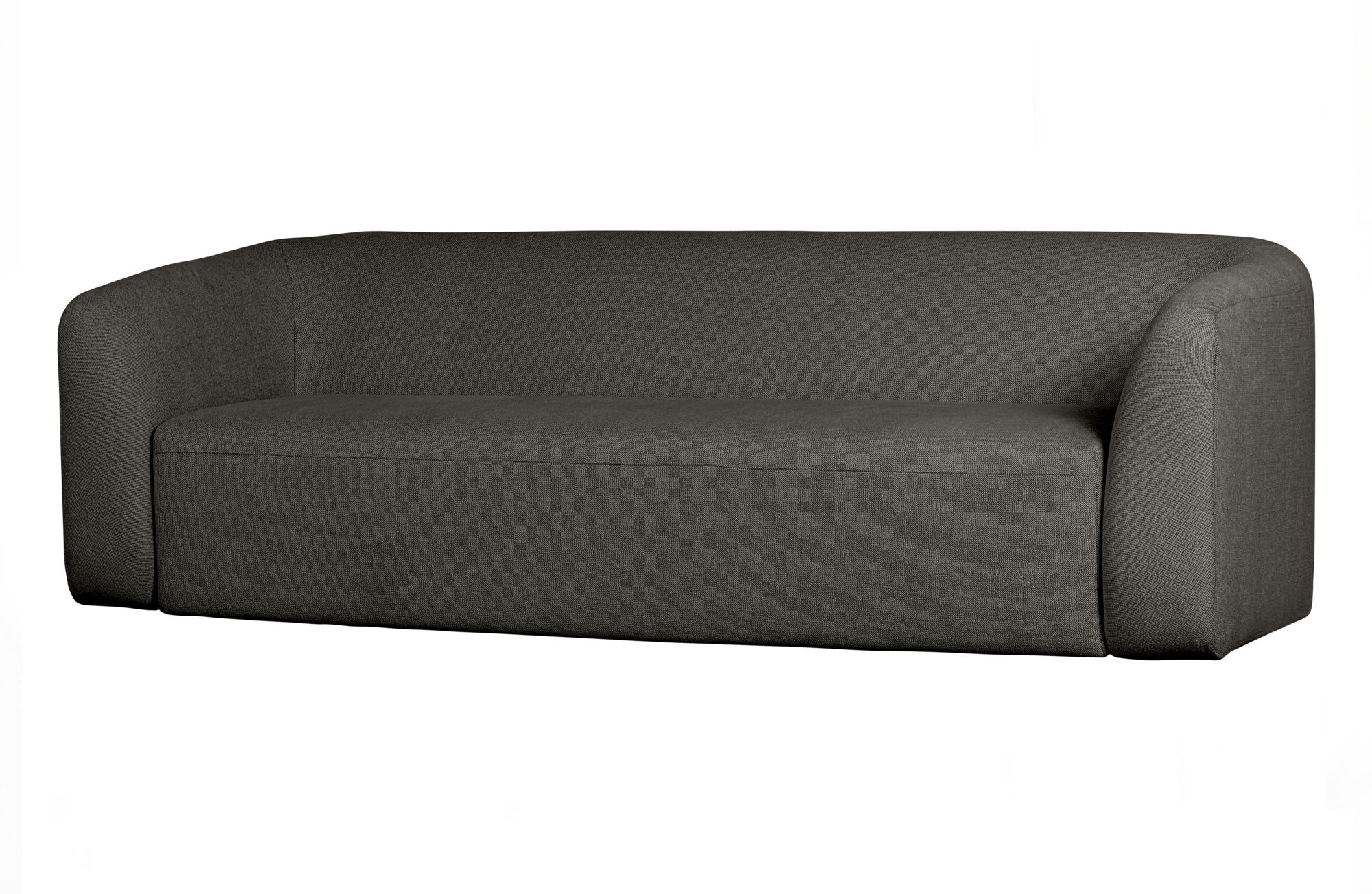 BePureHome 3-zitsbank Sloping Grijs/Zwart Melange