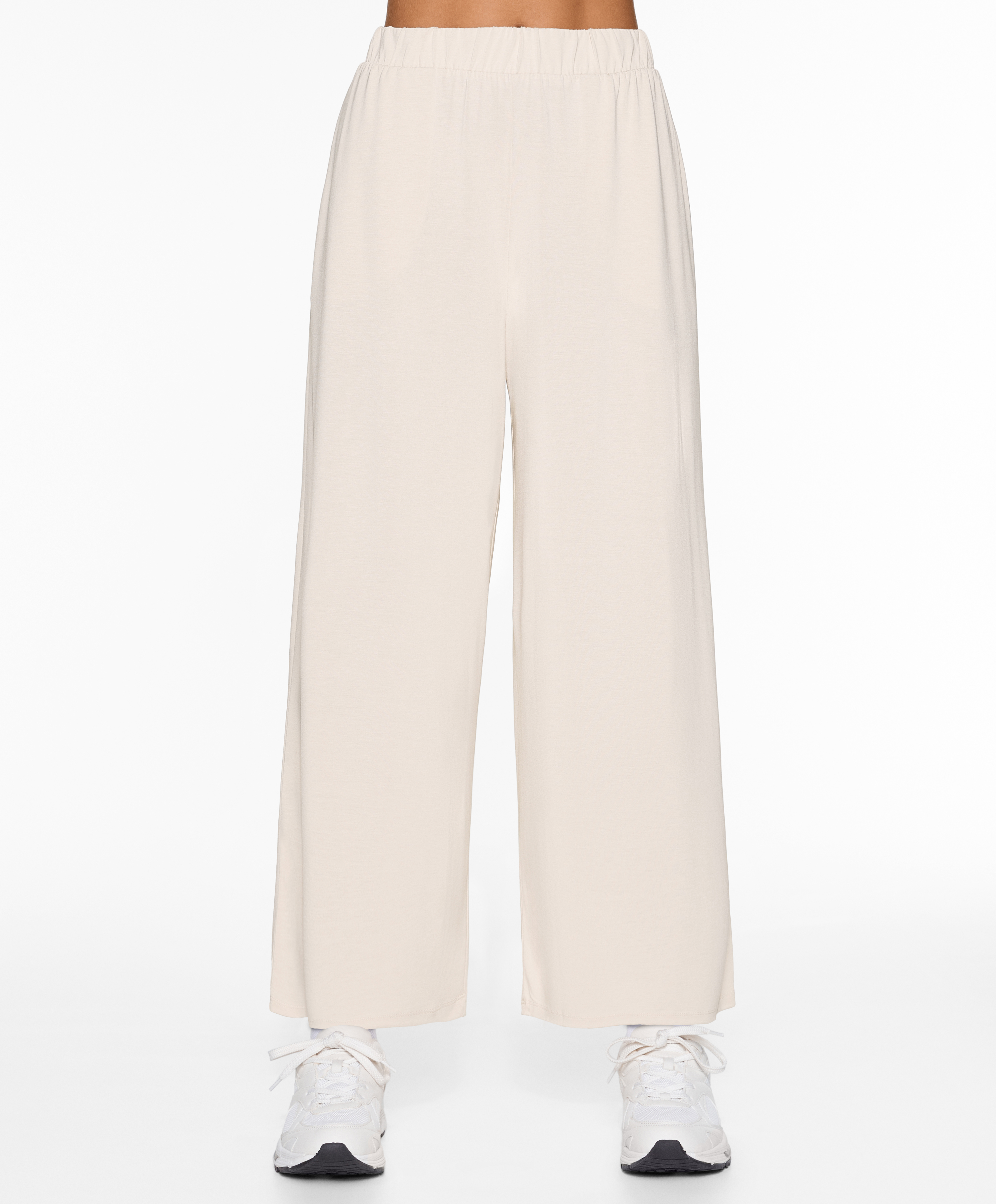 OYSHO Modal blend crop trousers