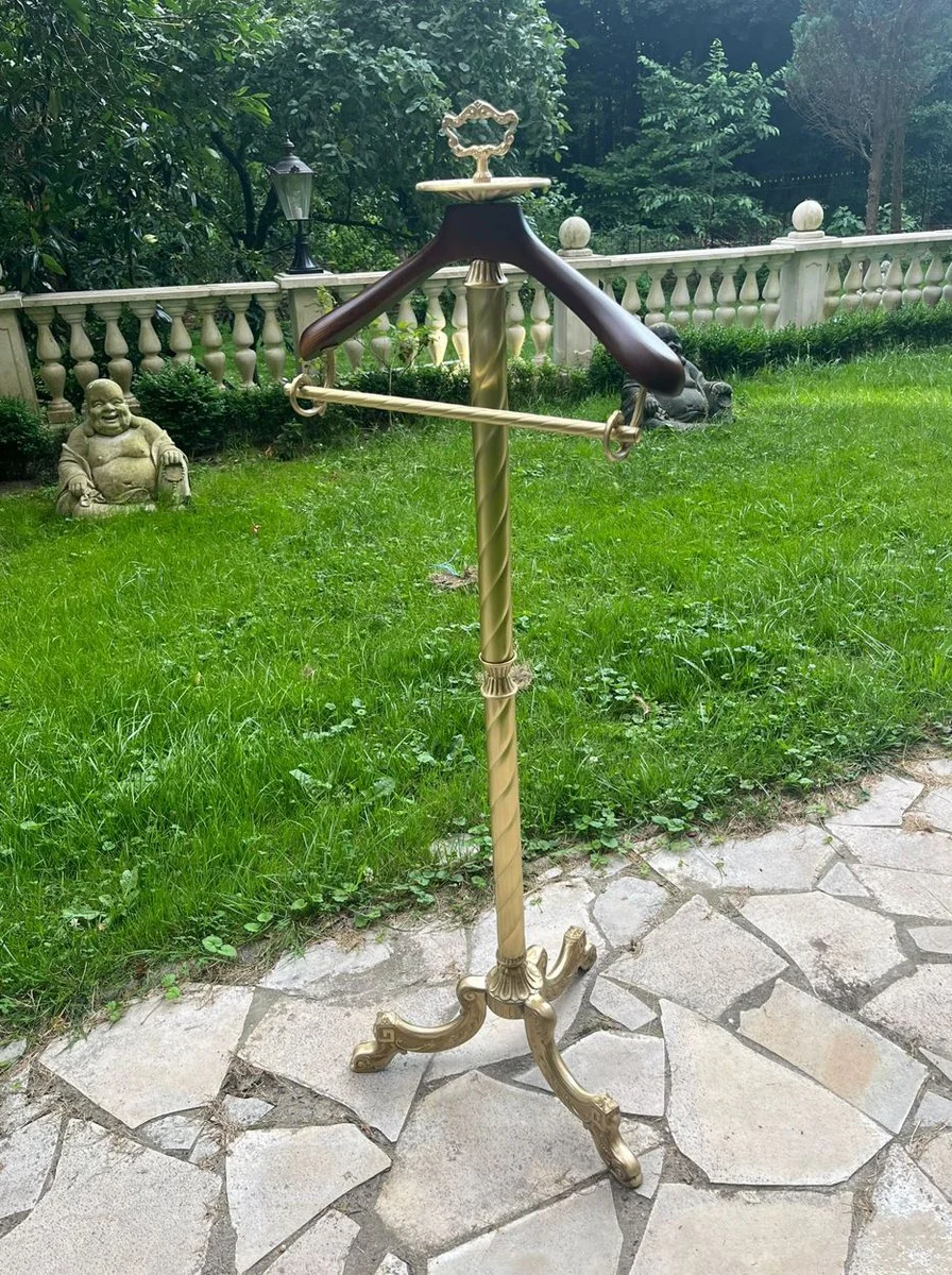 Luxury Baroque Dressboy Brass / Dark Brown H. 133 cm - Baroque Hotel Furniture