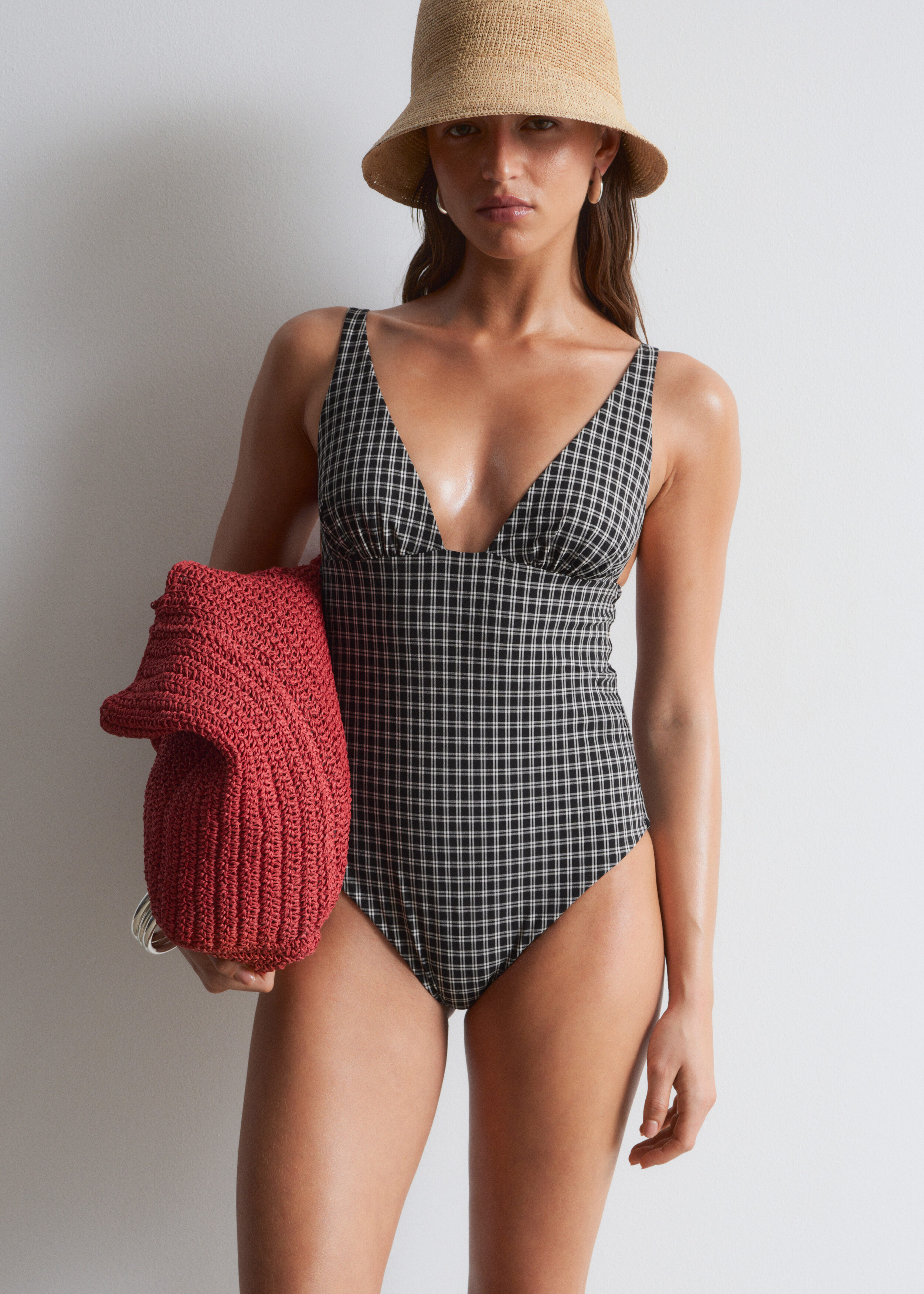 & Other Stories V-NECK SWIMSUIT