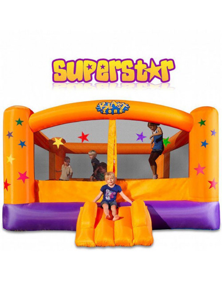 Superstar inflatable party moonwalk from Blast Zone