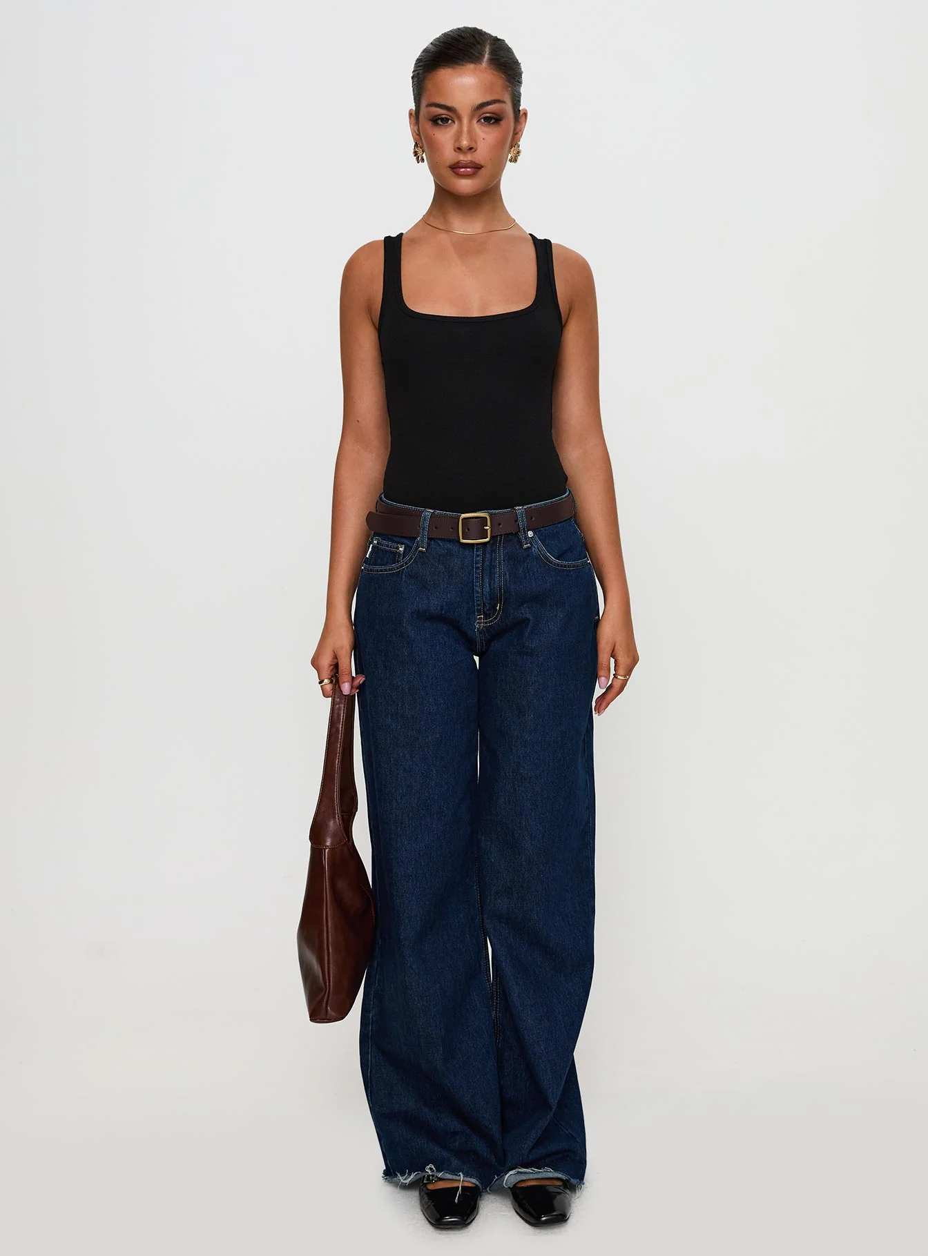 Baseline Rib Bodysuit Black