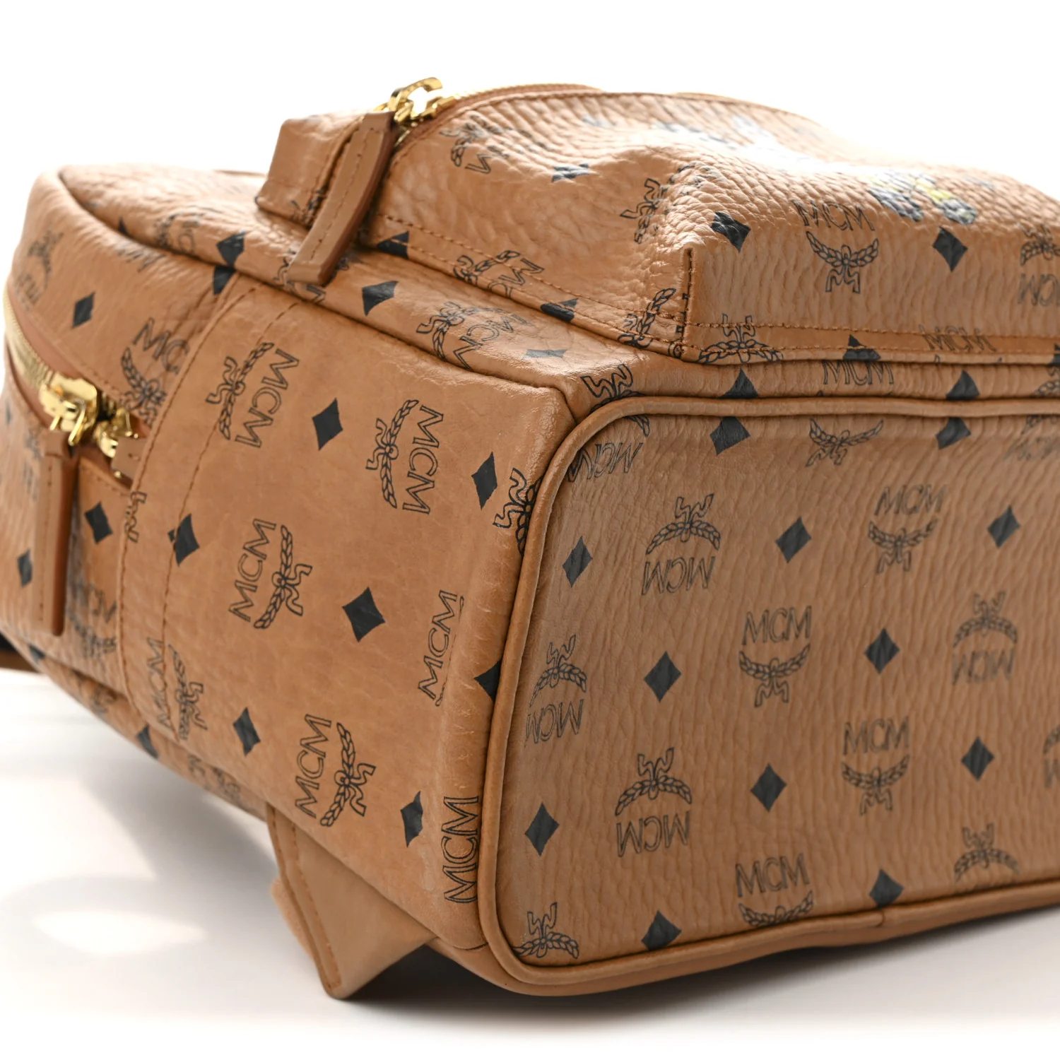 Visetos Small Stark Rabbit Backpack Cognac - Top Club