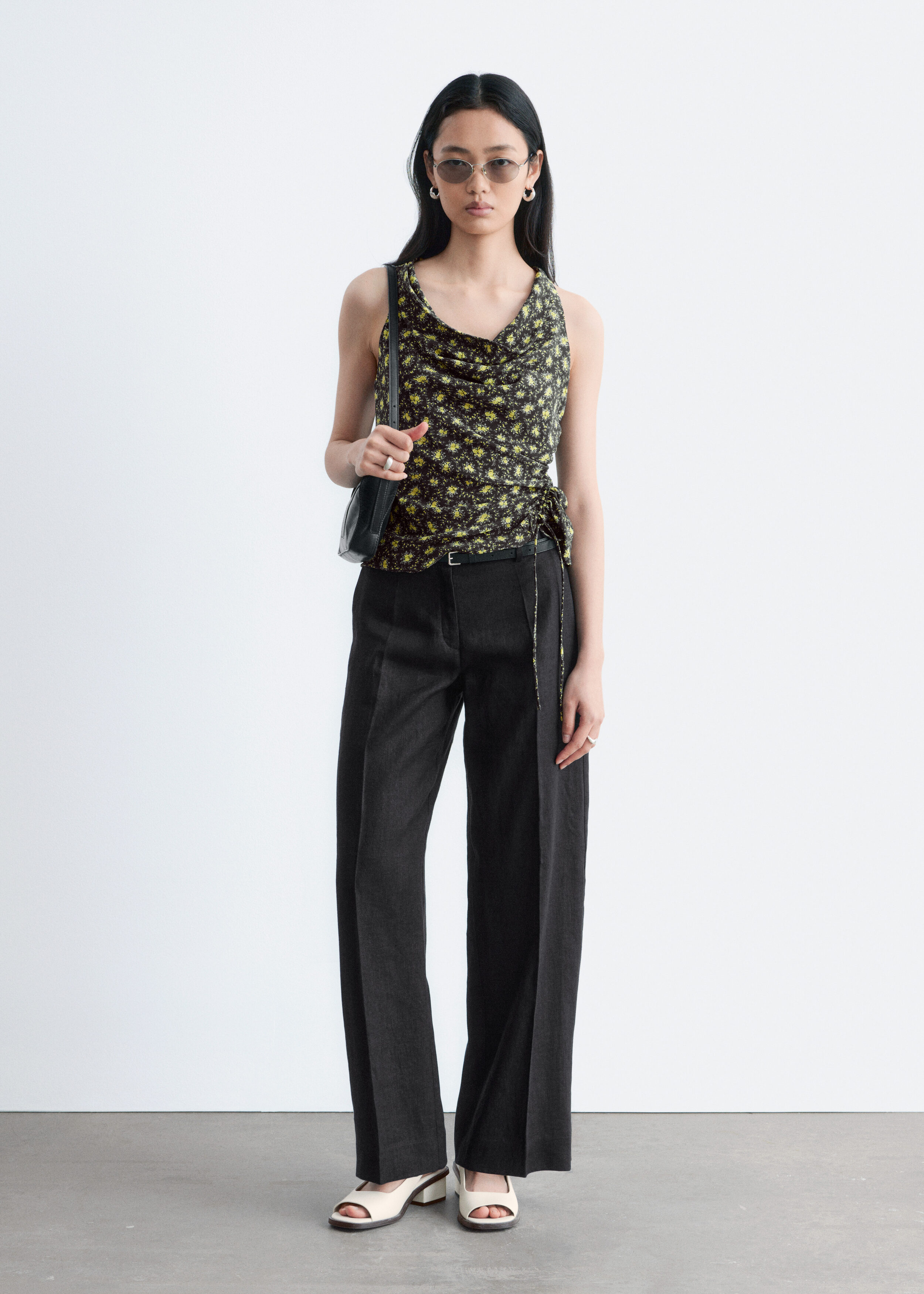 & Other Stories TAILORED LINEN TROUSERS
