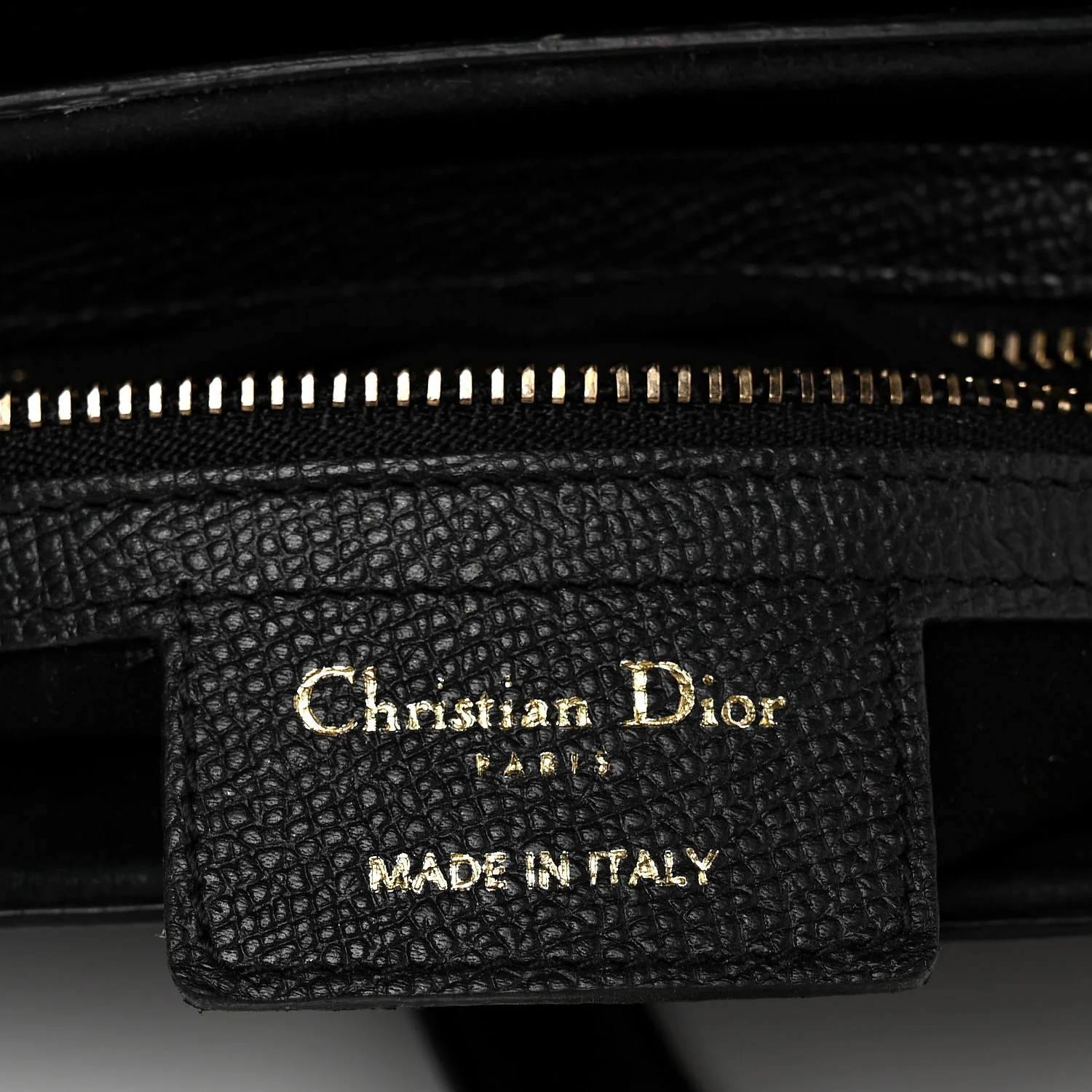 Grained Calfskin Saddle Bag Black - Top Club