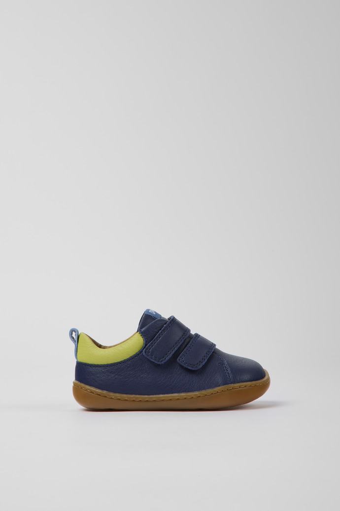 Peu Blue Leather Shoes for Children