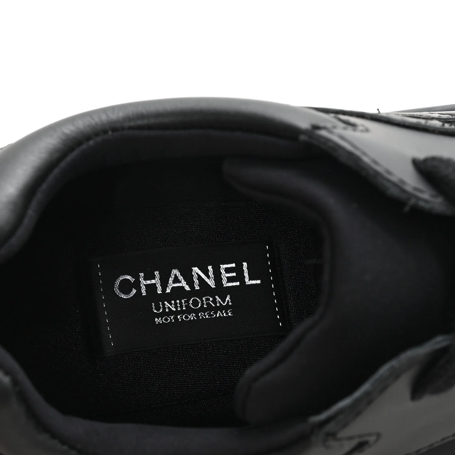 Calfskin Lambskin CC Uniform Sneakers 41 Black - Top Club