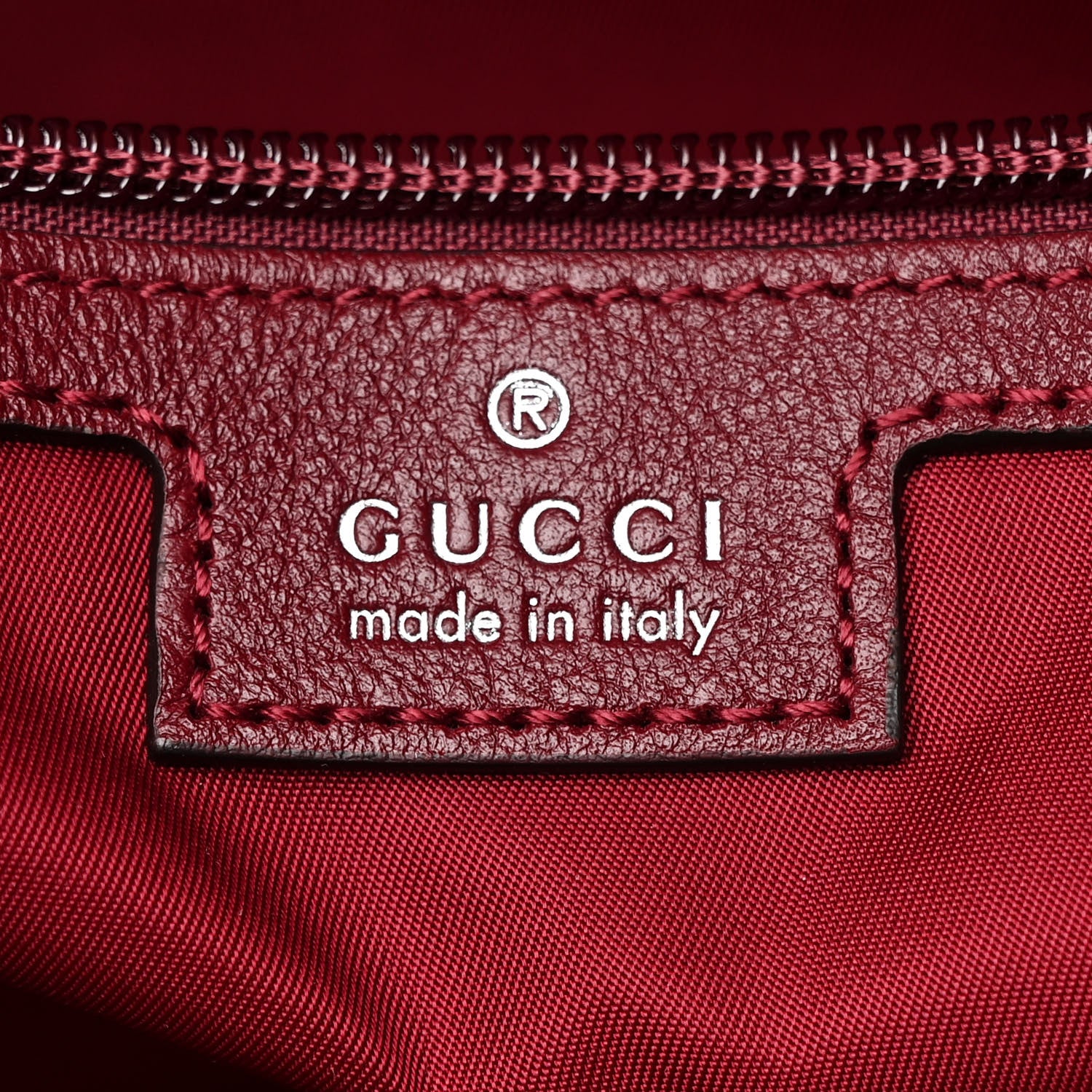 GG Supreme Monogram Large Shopping Tote Rosso Ancora - Top Club
