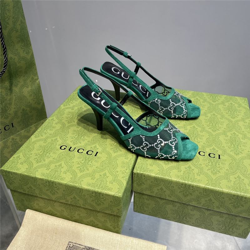gucci mesh fish mouth high heel sandals - Sneaker Replica Workshop