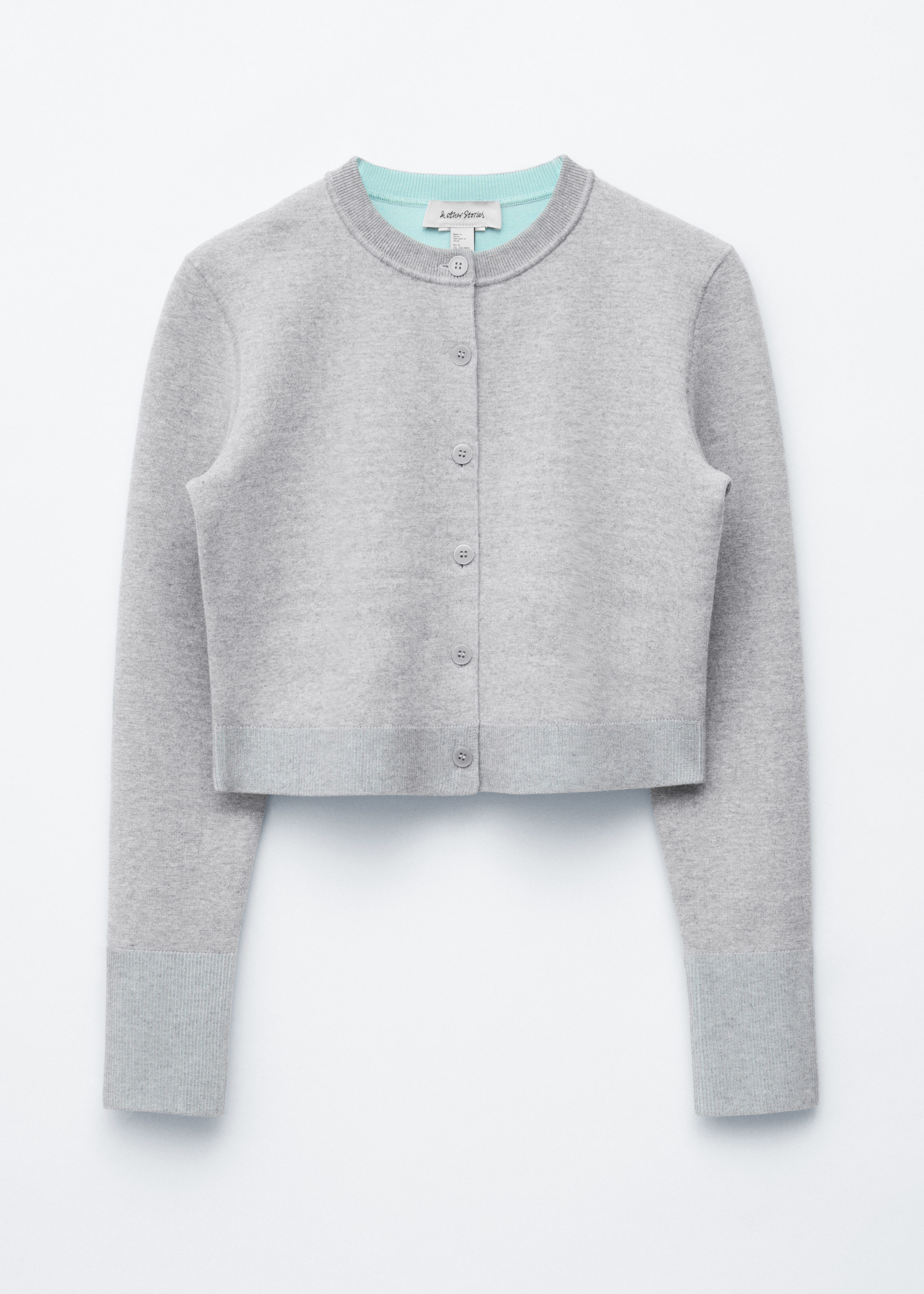 & Other Stories CROPPED REVERSIBLE CARDIGAN