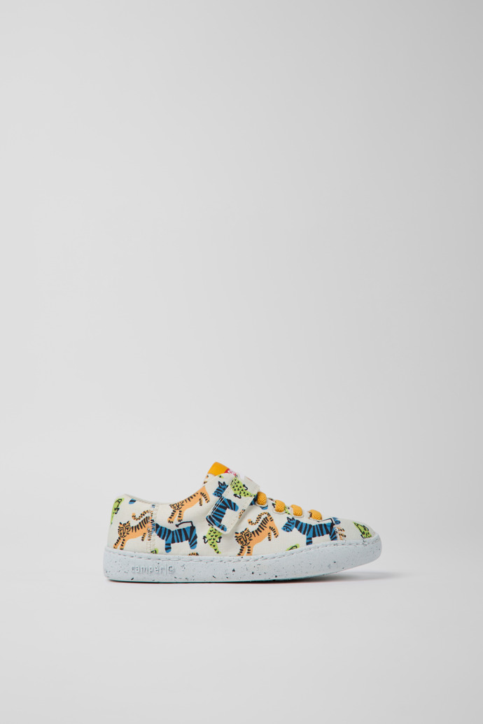 Peu Touring Multicolored fabric shoes for children