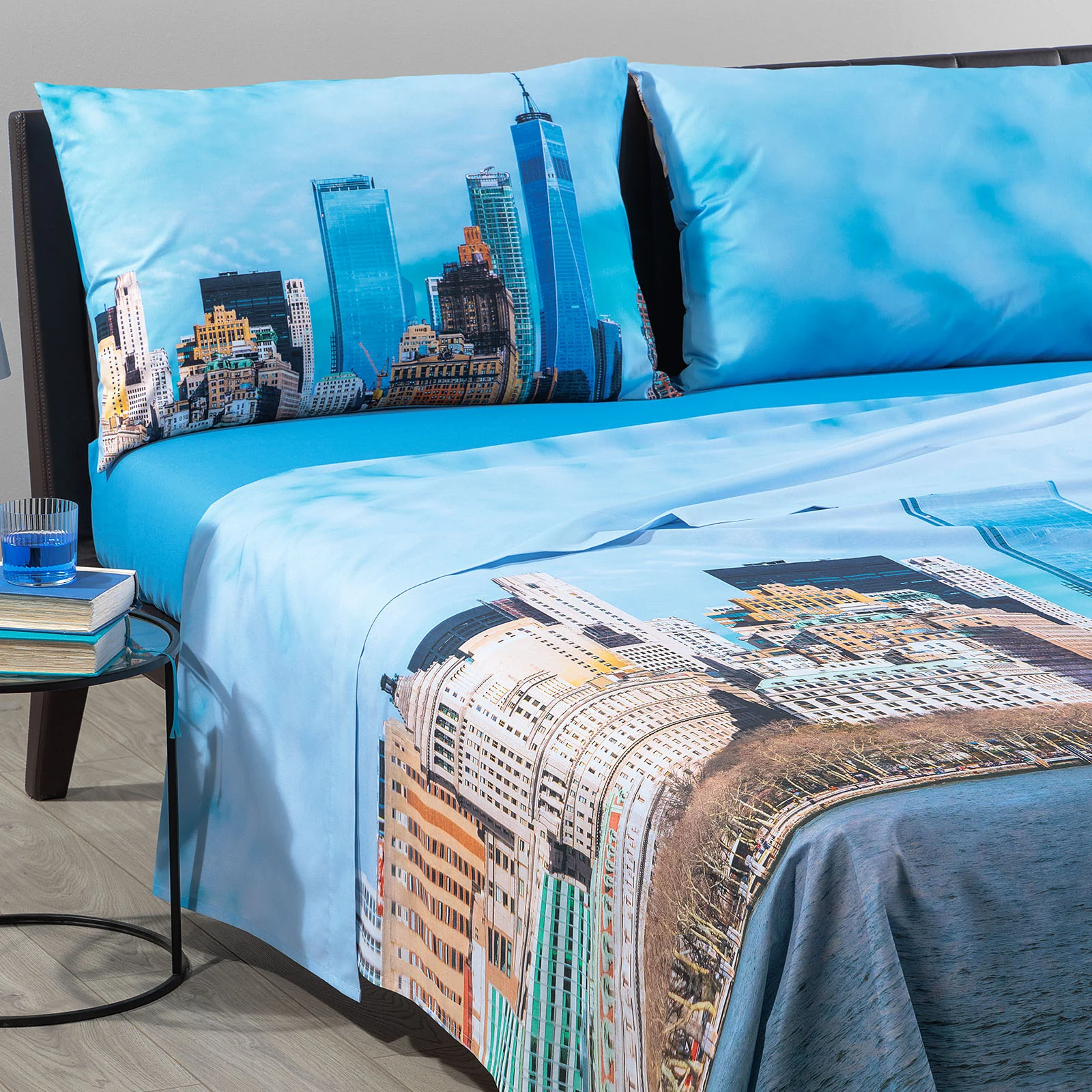 Lenzuola Copriletto In Cotone Freedom Tower Matrimoniale Unica Sogni Di Viaggio