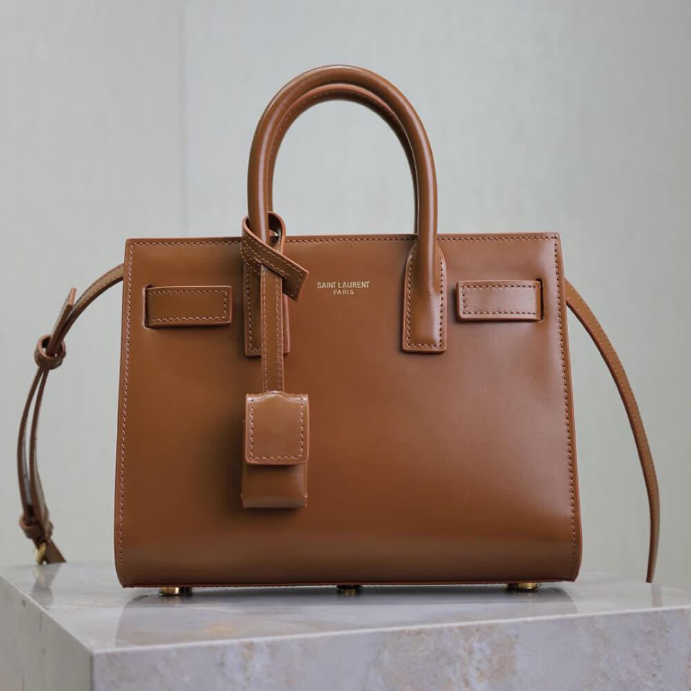 YSL SAC DE JOUR IN SMOOTH LEATHER   NANO(HIGH-END GRADE)