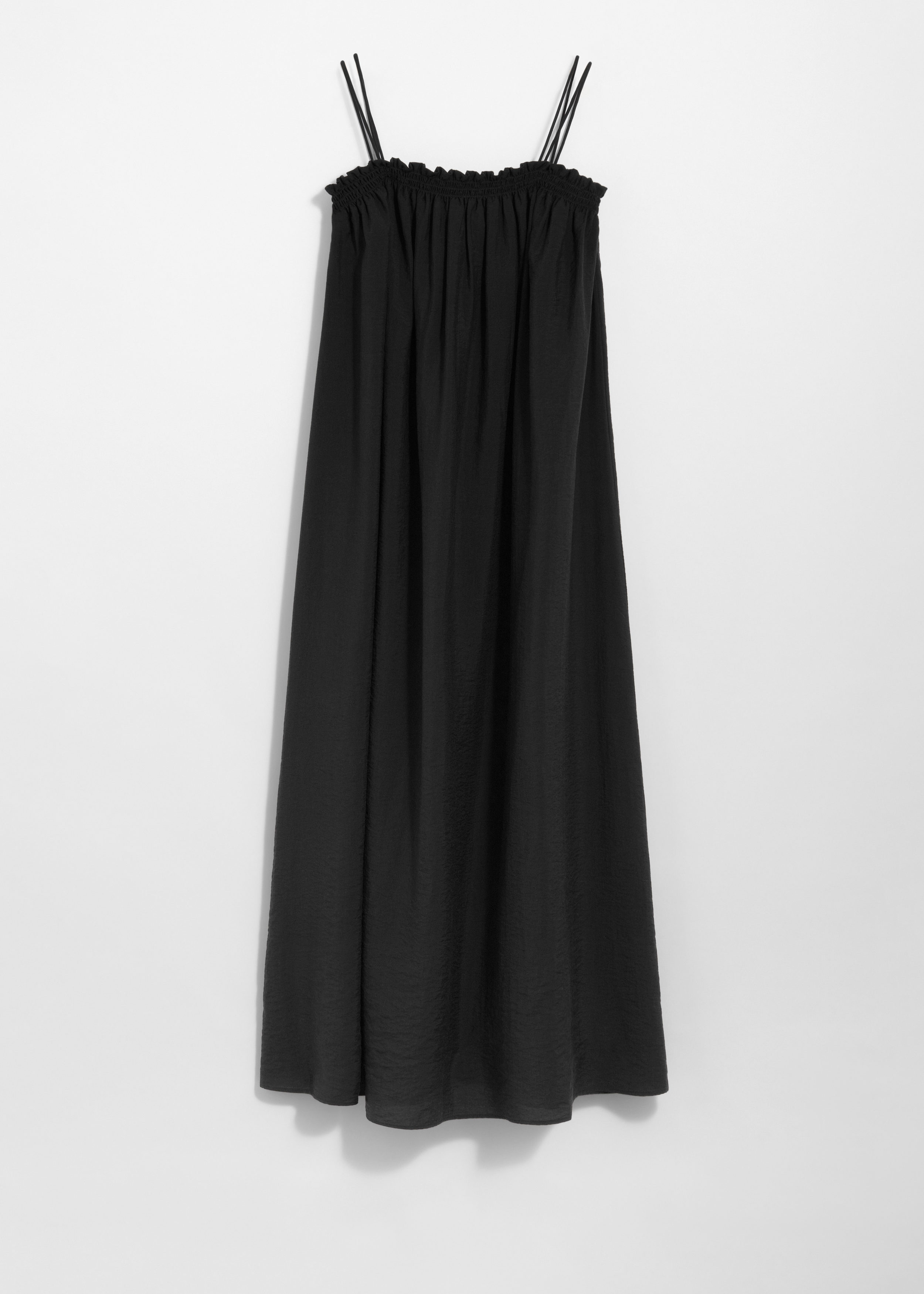& Other Stories FLOATY STRAPPY MIDI DRESS