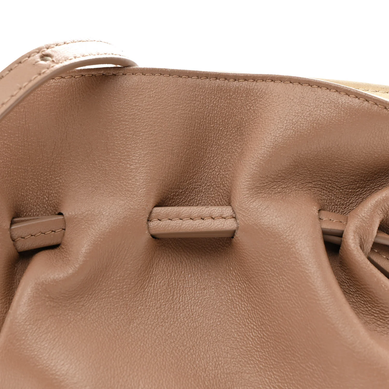 Lambskin Mini Protea Bag Biscotto - Top Club