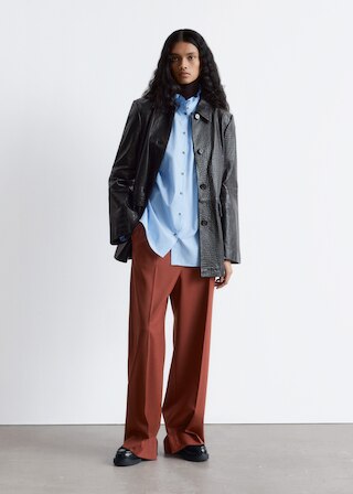 & Other Stories WOOL PRESS-CREASE TROUSERS