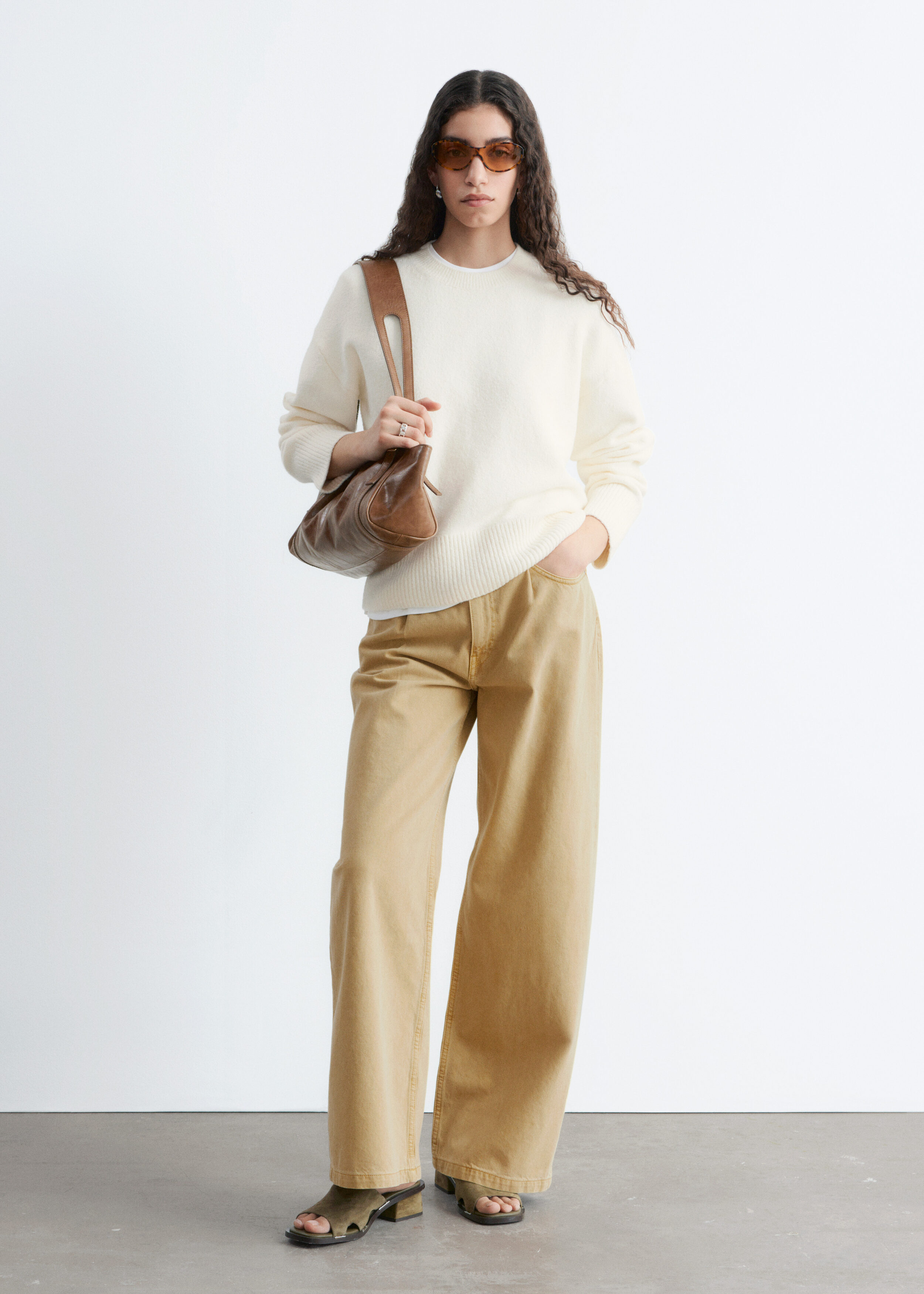& Other Stories RELAXED FIT KNITTED SWEATER