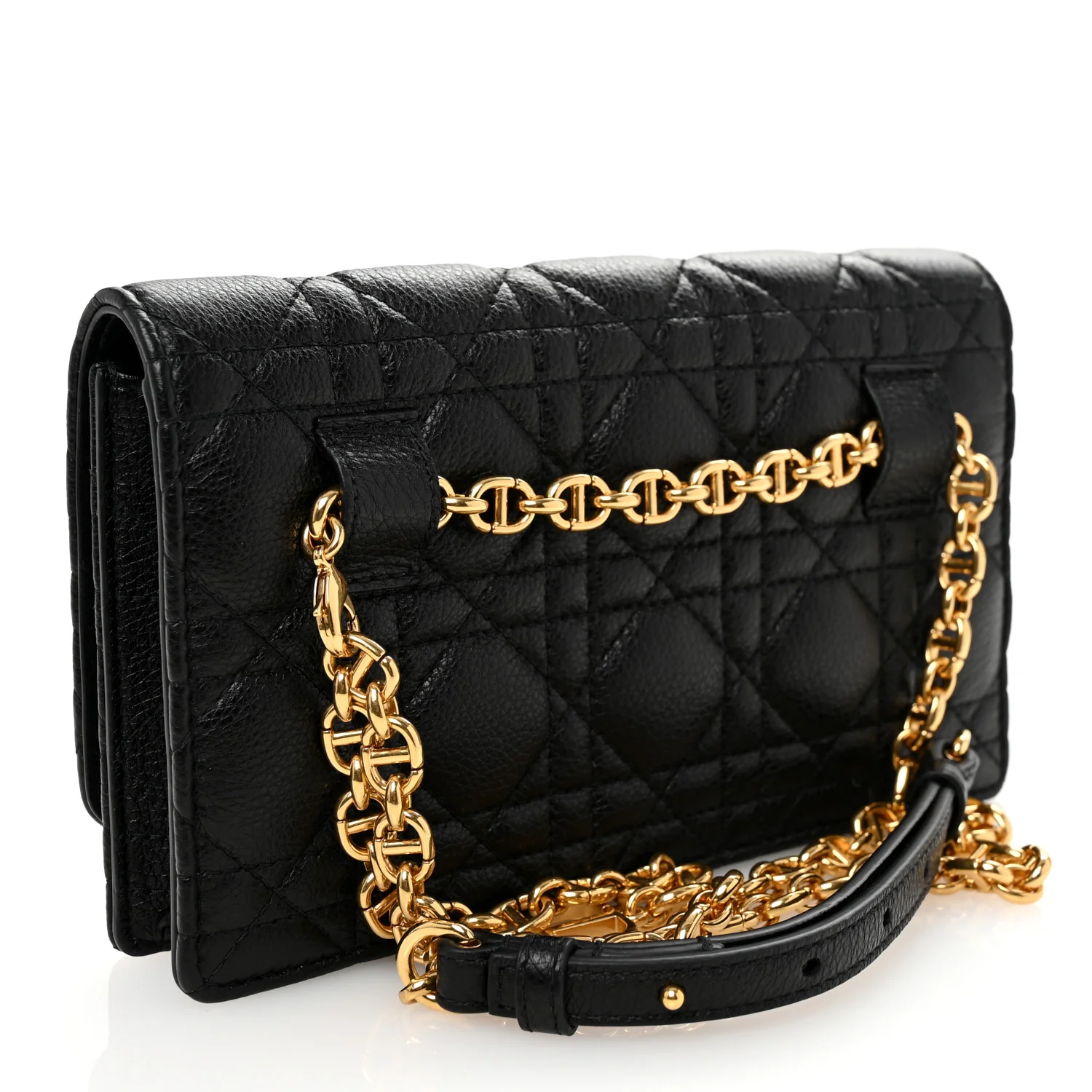 Supple Calfskin Caro Belt Bag Black - Top Club