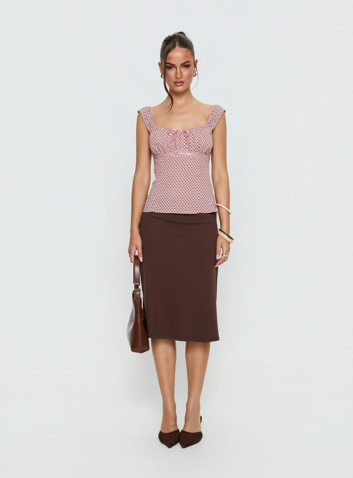 Garconne Top Pink Polka