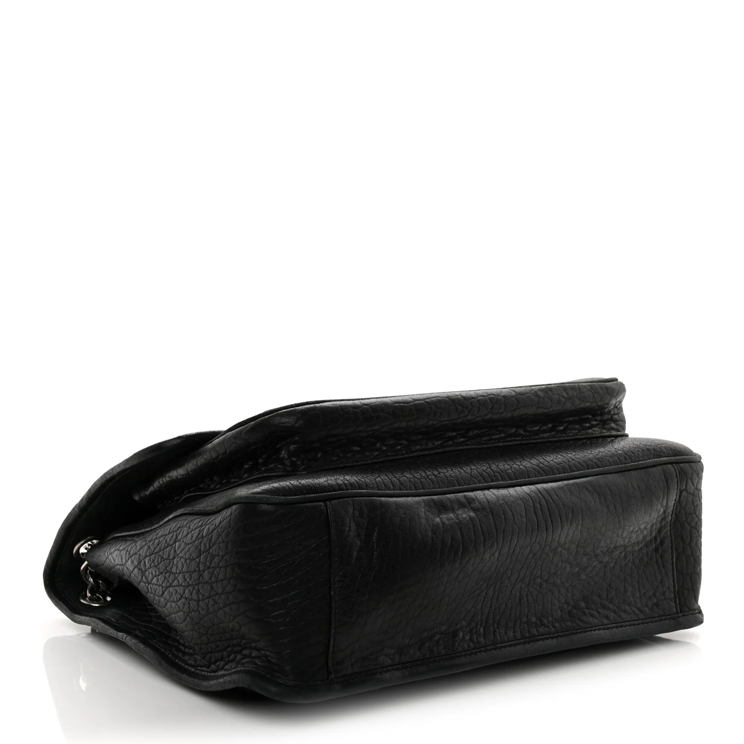 Grained Lambskin Monogram Large Niki Chain Satchel Black - Top Club